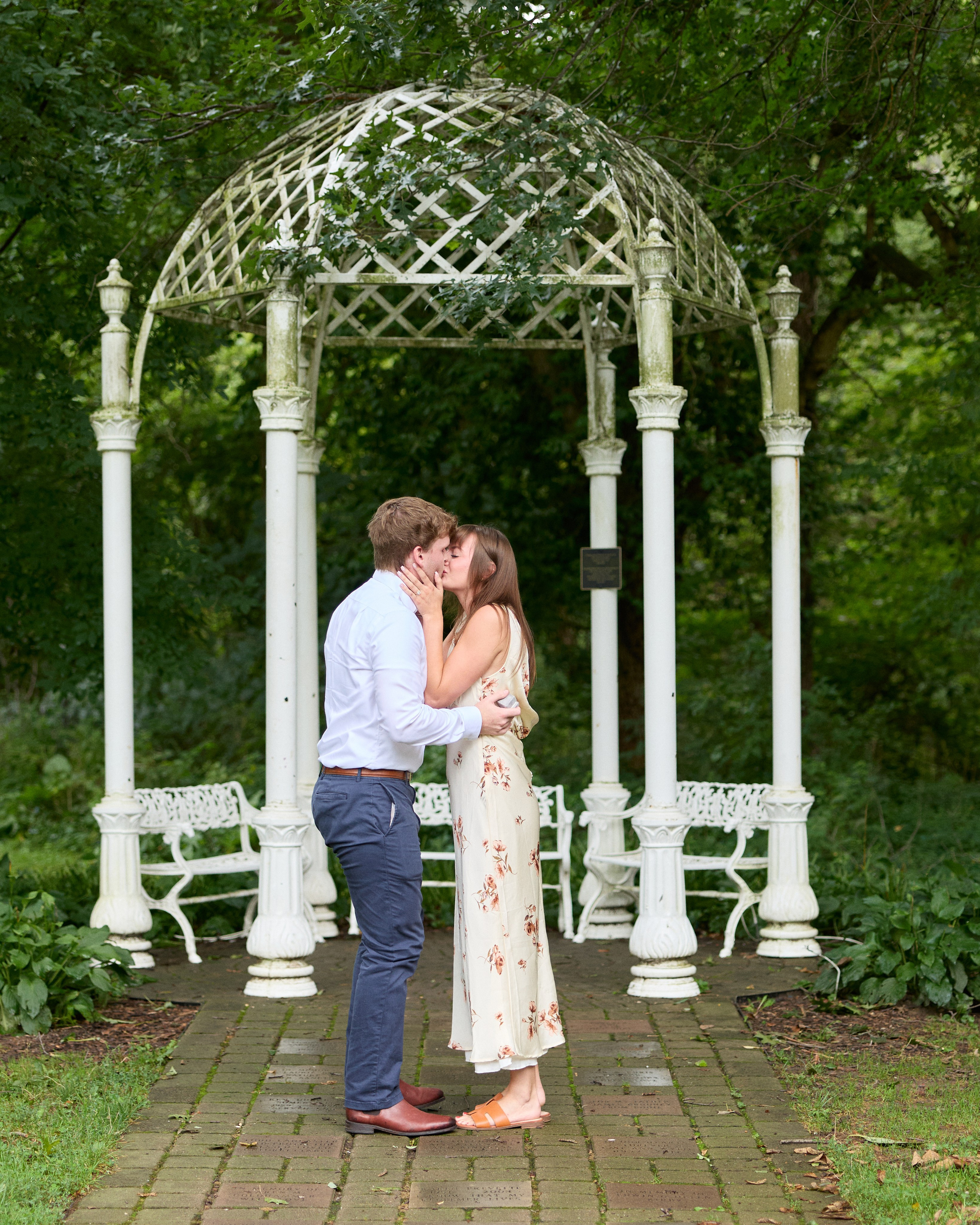 Park of Roses Proposal Photographer | Columbus Ohio