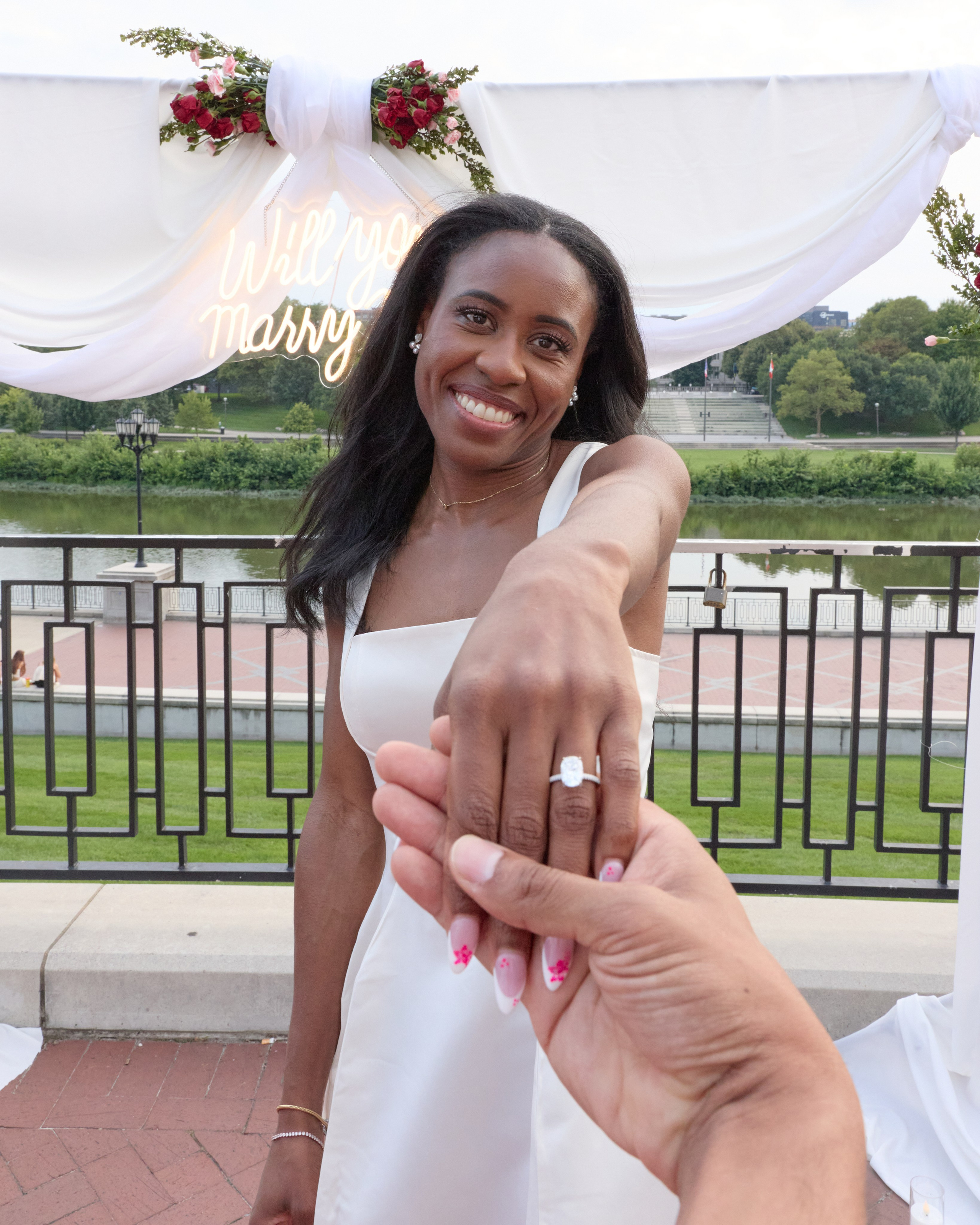 East Bank Park Proposal Photographer | Columbus Ohio