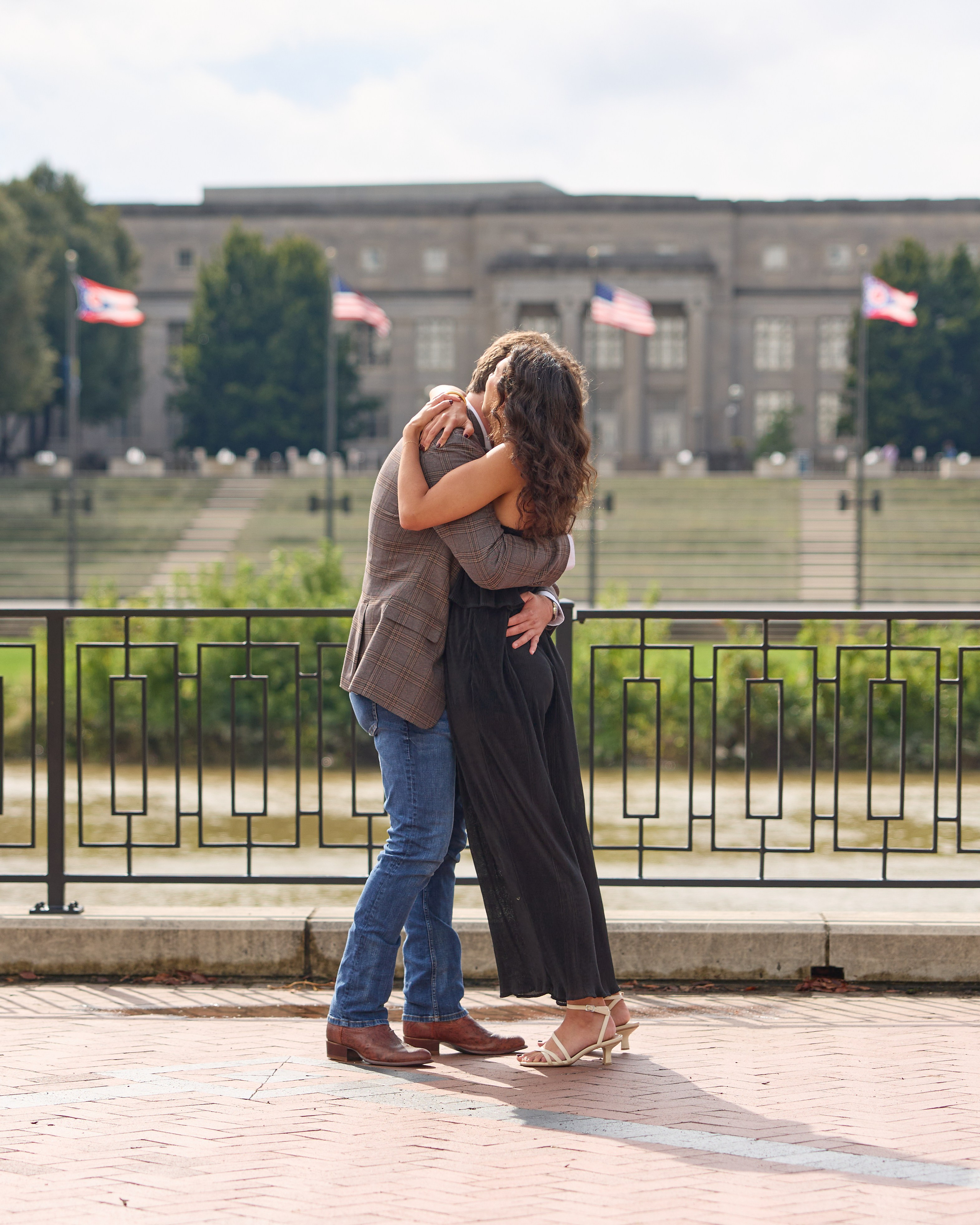 East Bank Park Proposal Photographer | Columbus Ohio