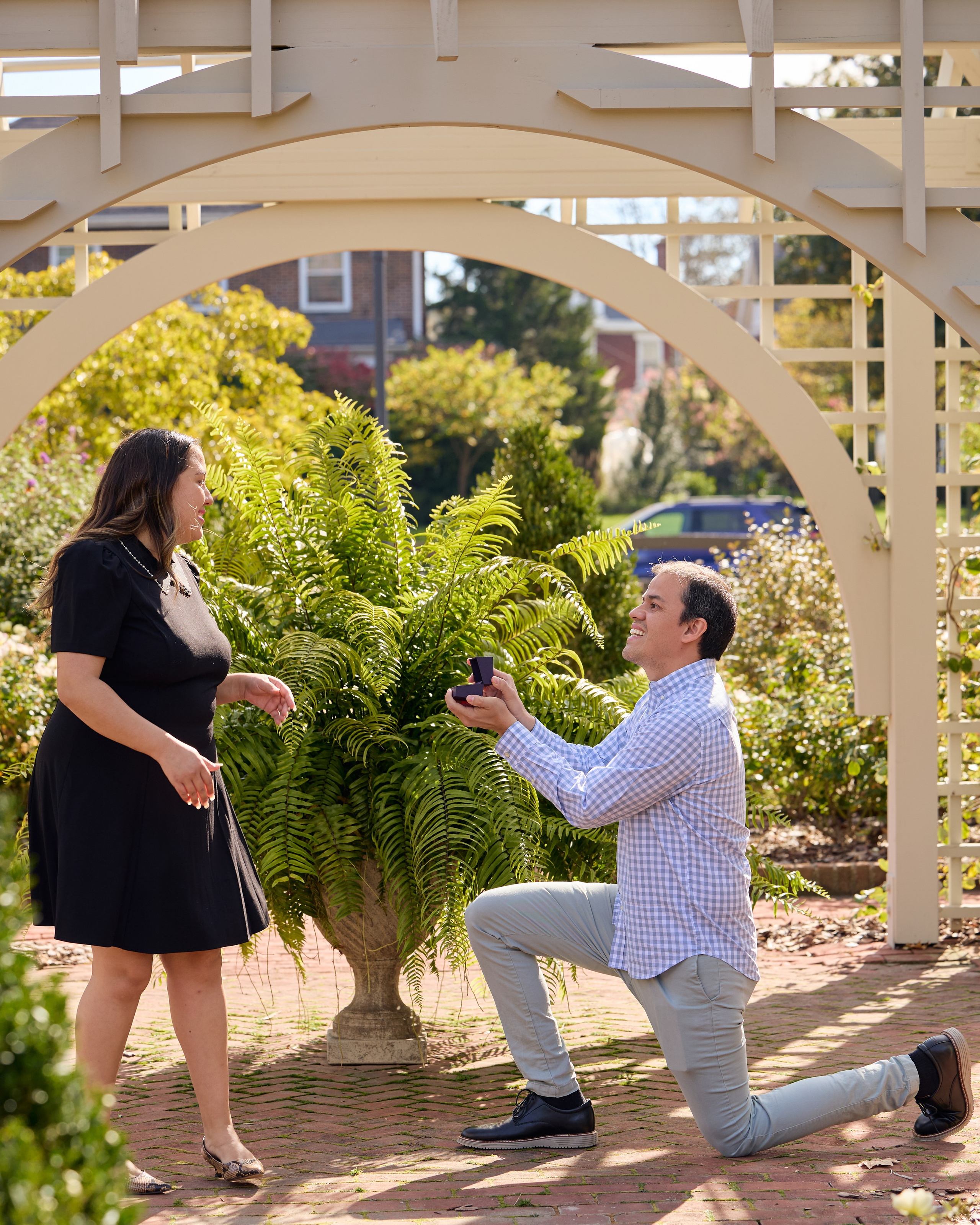 Garden Gazebo Proposal | Columbus Ohio Proposal Photographer