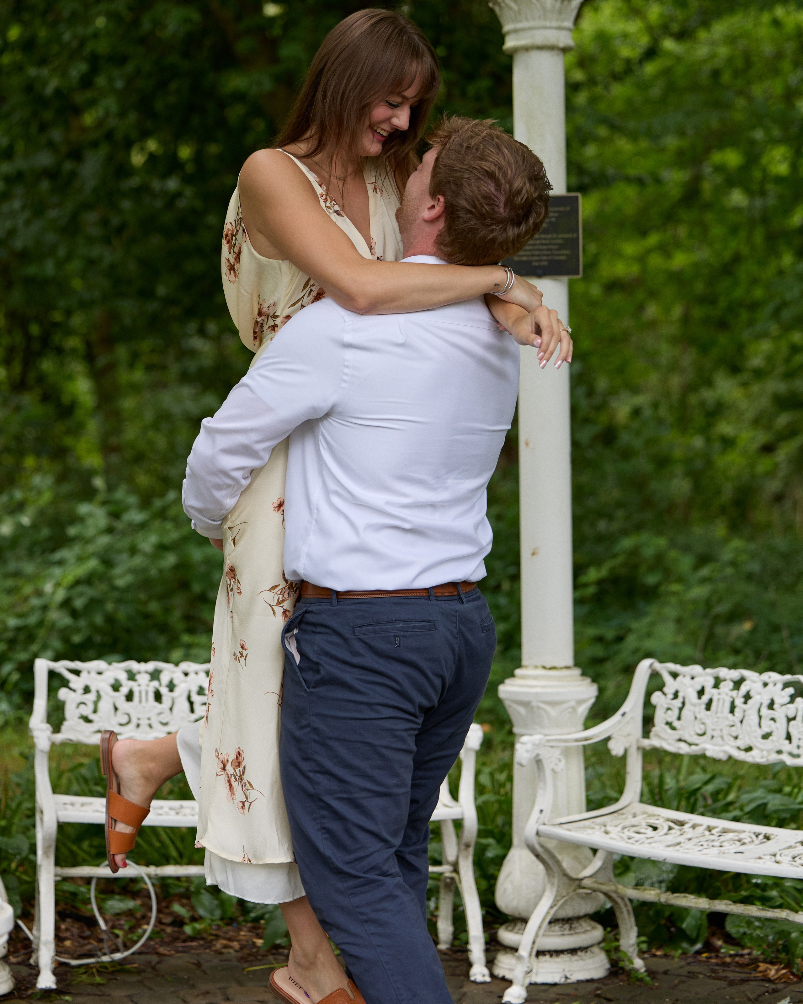 Park of Roses Proposal Photographer | Columbus Ohio