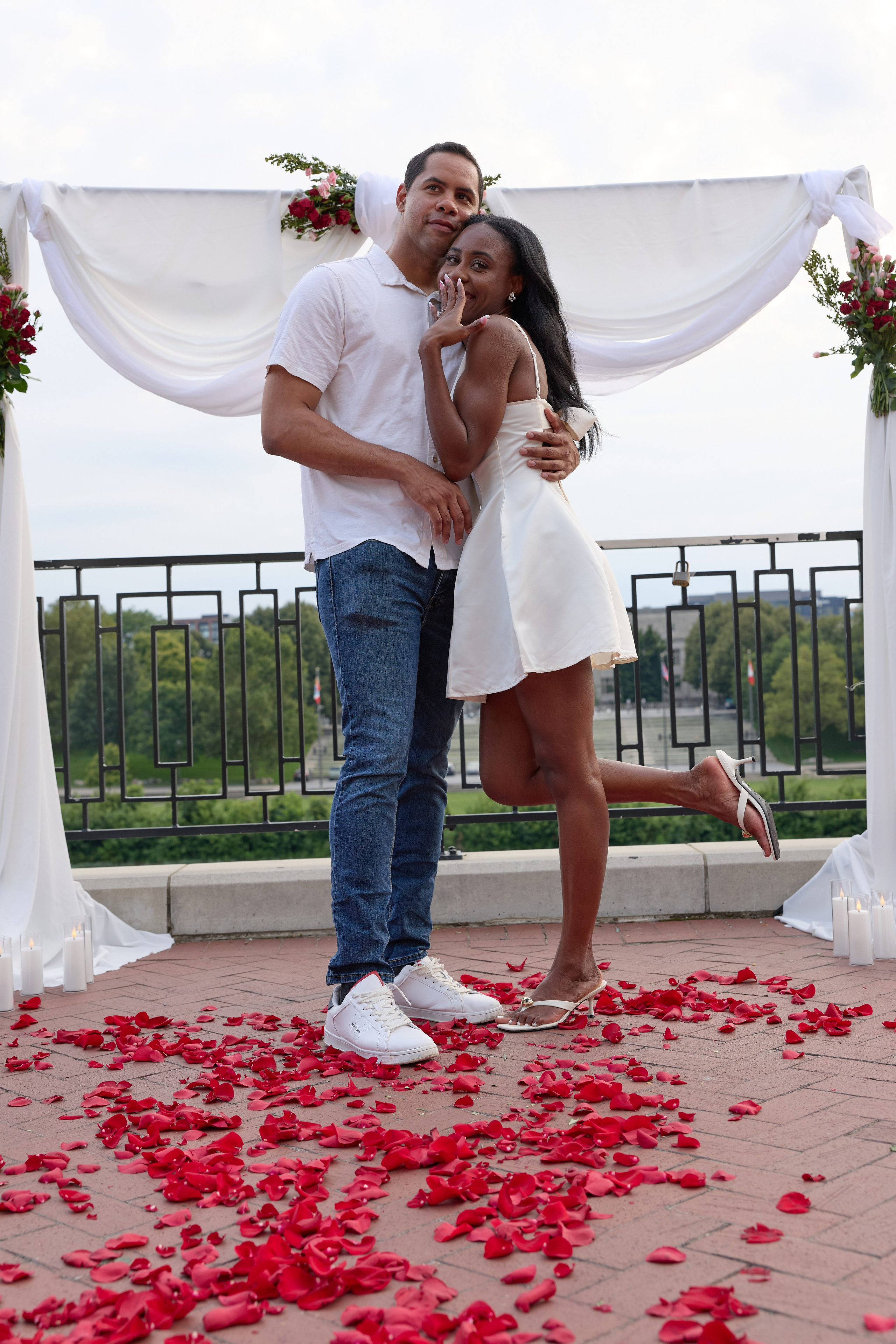 East Bank Park Proposal Photographer | Columbus Ohio