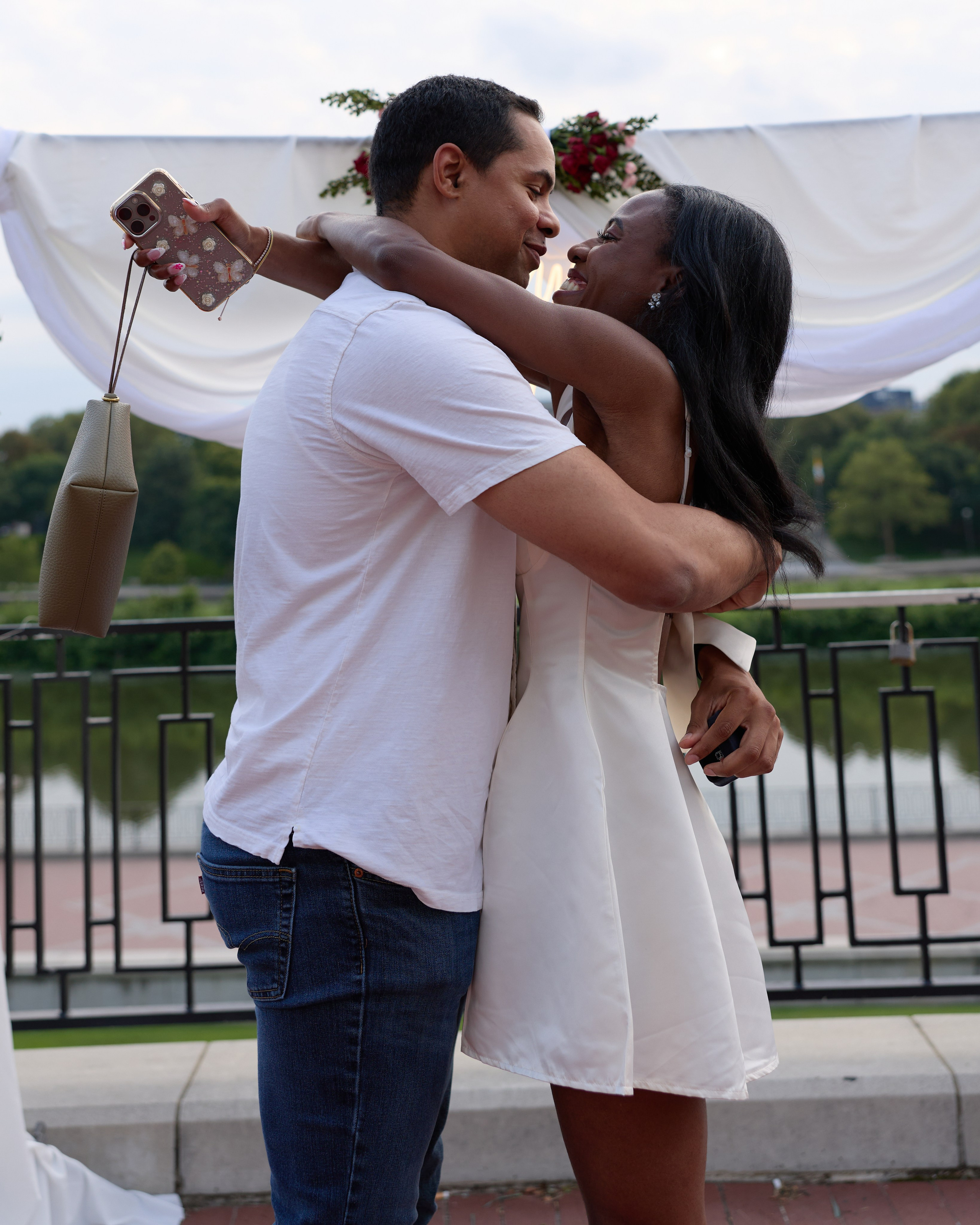 East Bank Park Proposal Photographer | Columbus Ohio