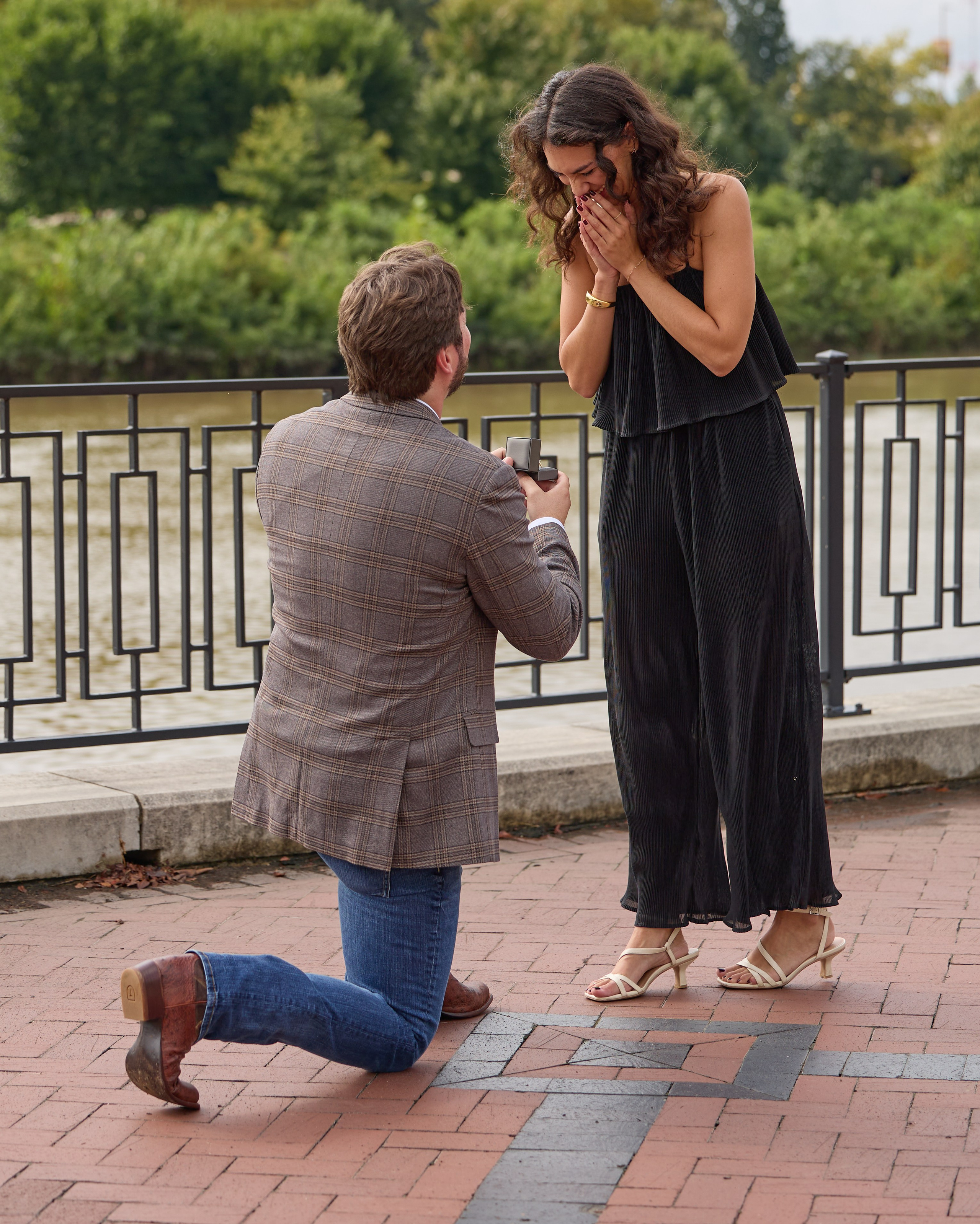 East Bank Park Proposal Photographer | Columbus Ohio