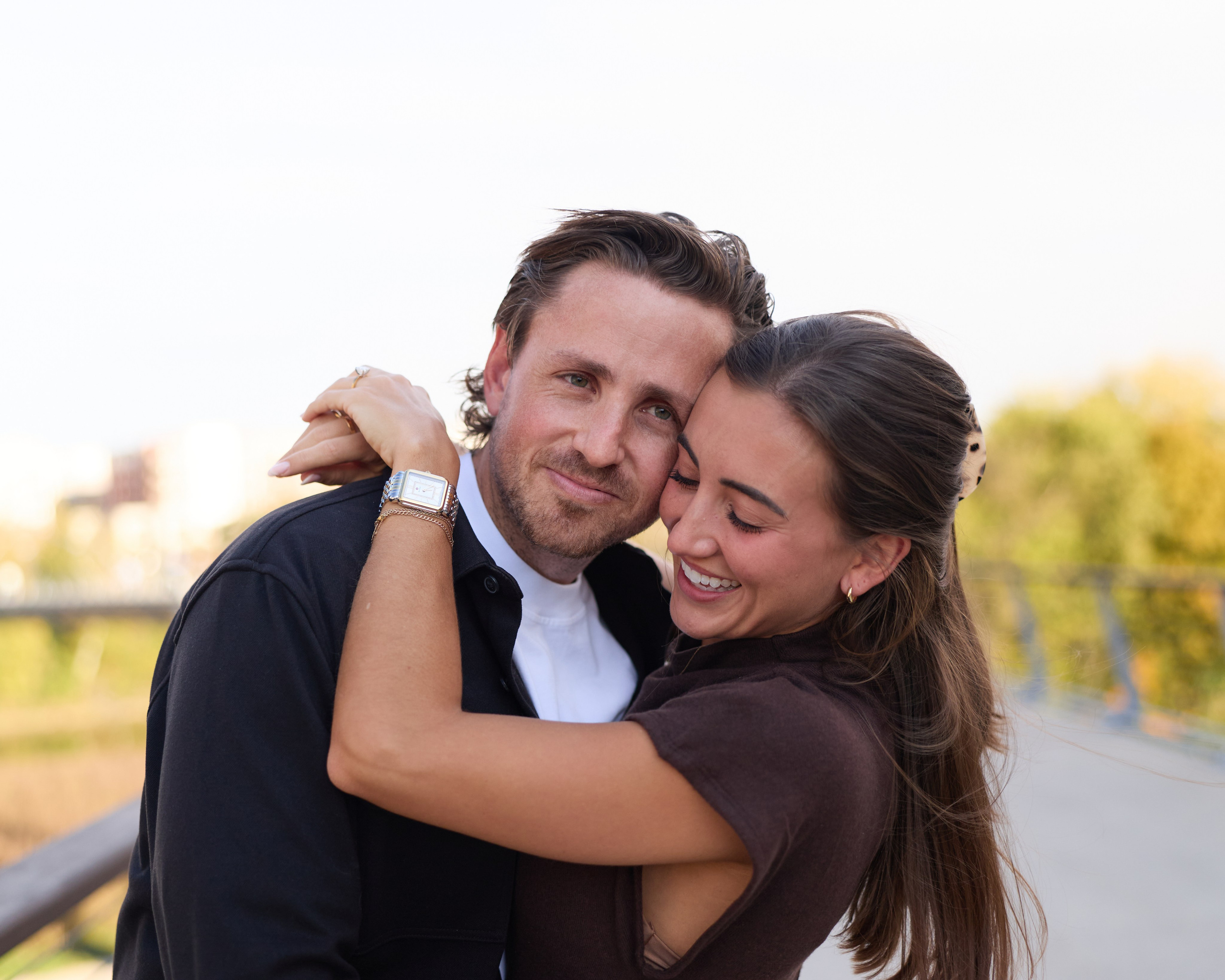 Dublin Link Bridge Surprise Proposal | Dublin Ohio Photographer