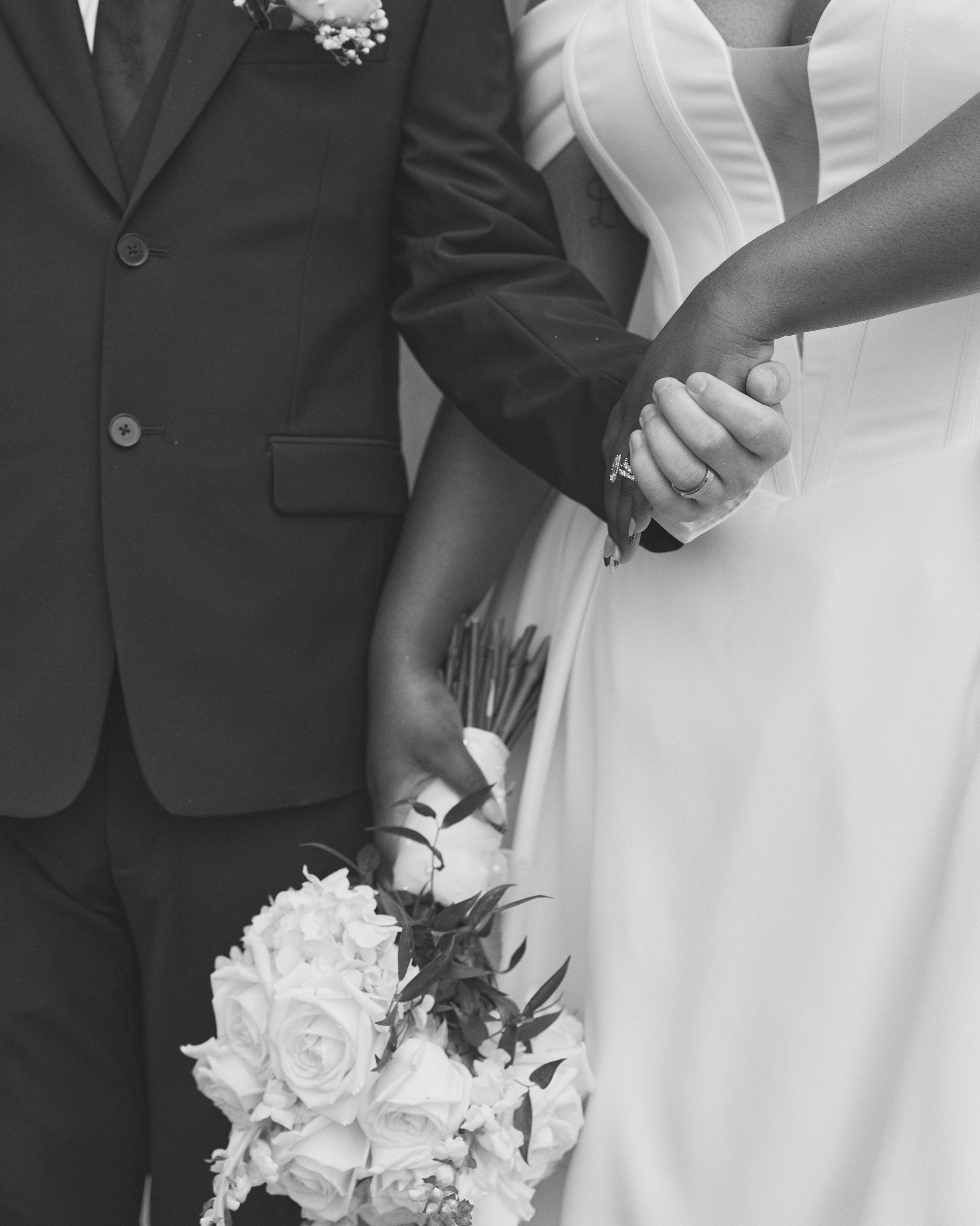 Intimate wedding vows captured by a Columbus Ohio wedding photographer
