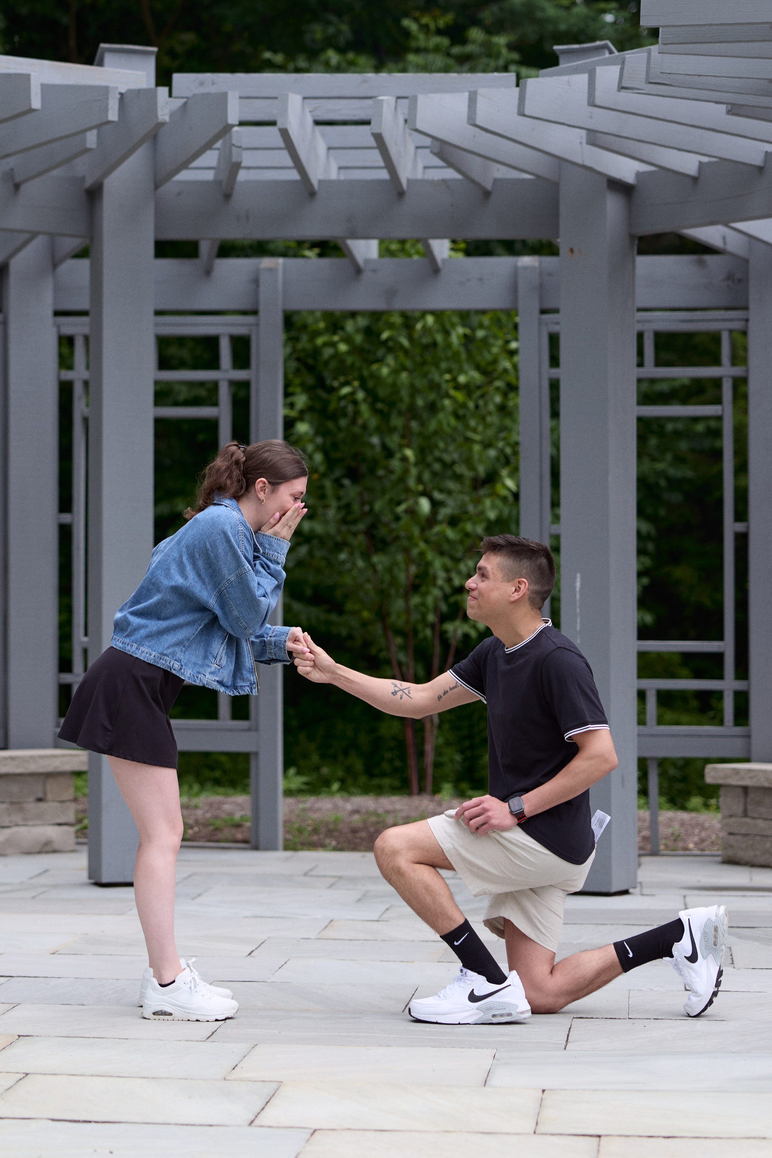 Inniswood Metro Gardens Proposal Photographer | Columbus Ohio