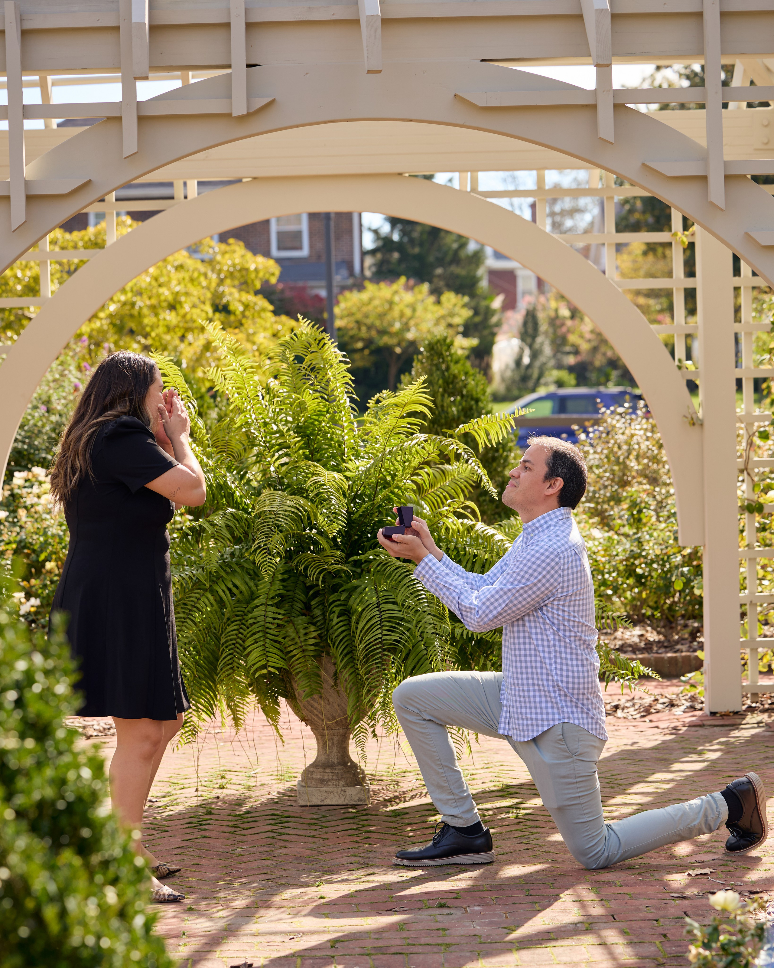 Garden Gazebo Proposal | Columbus Ohio Proposal Photographer