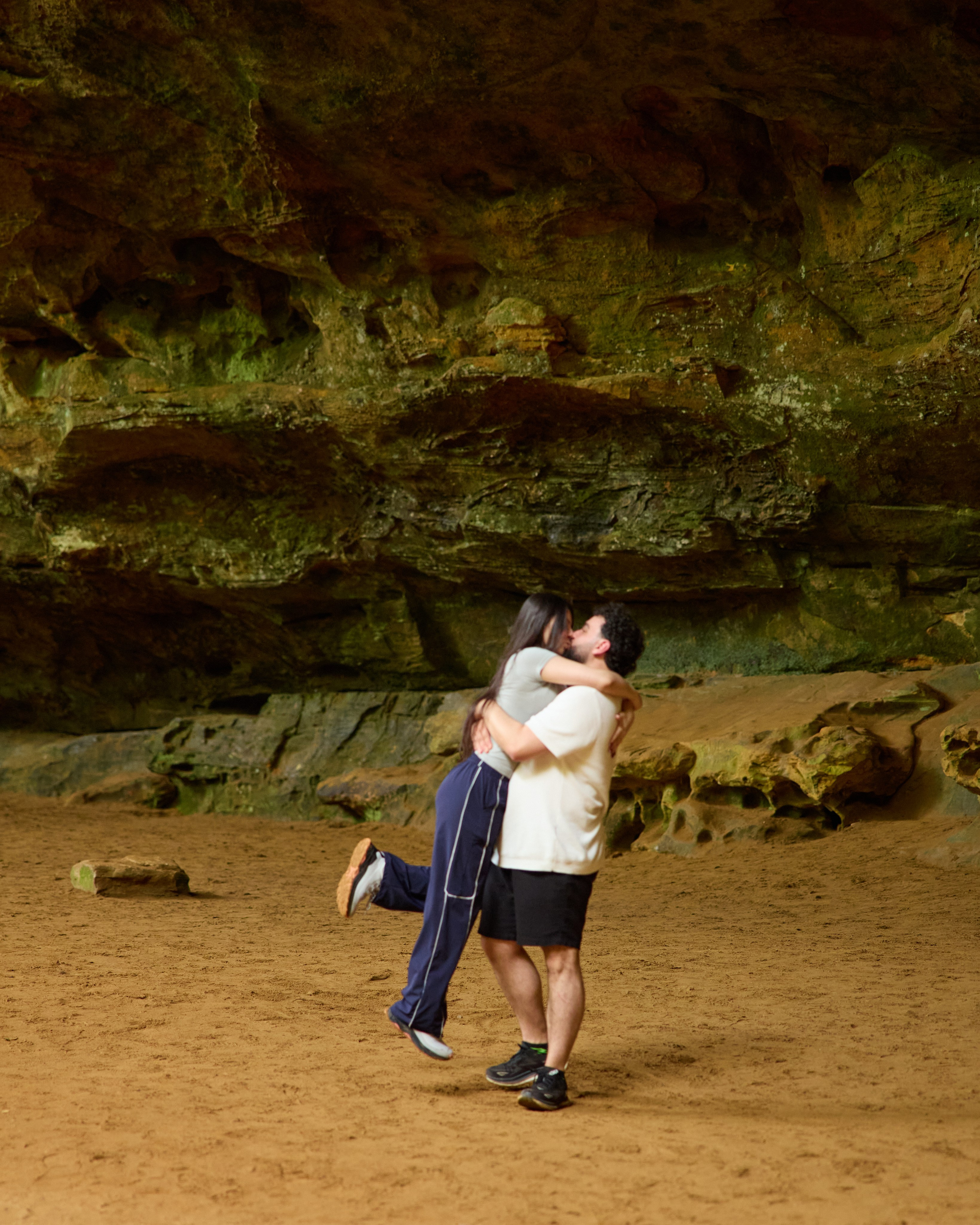 Hocking Hills Waterfall Proposal | Ohio Proposal Photographer
