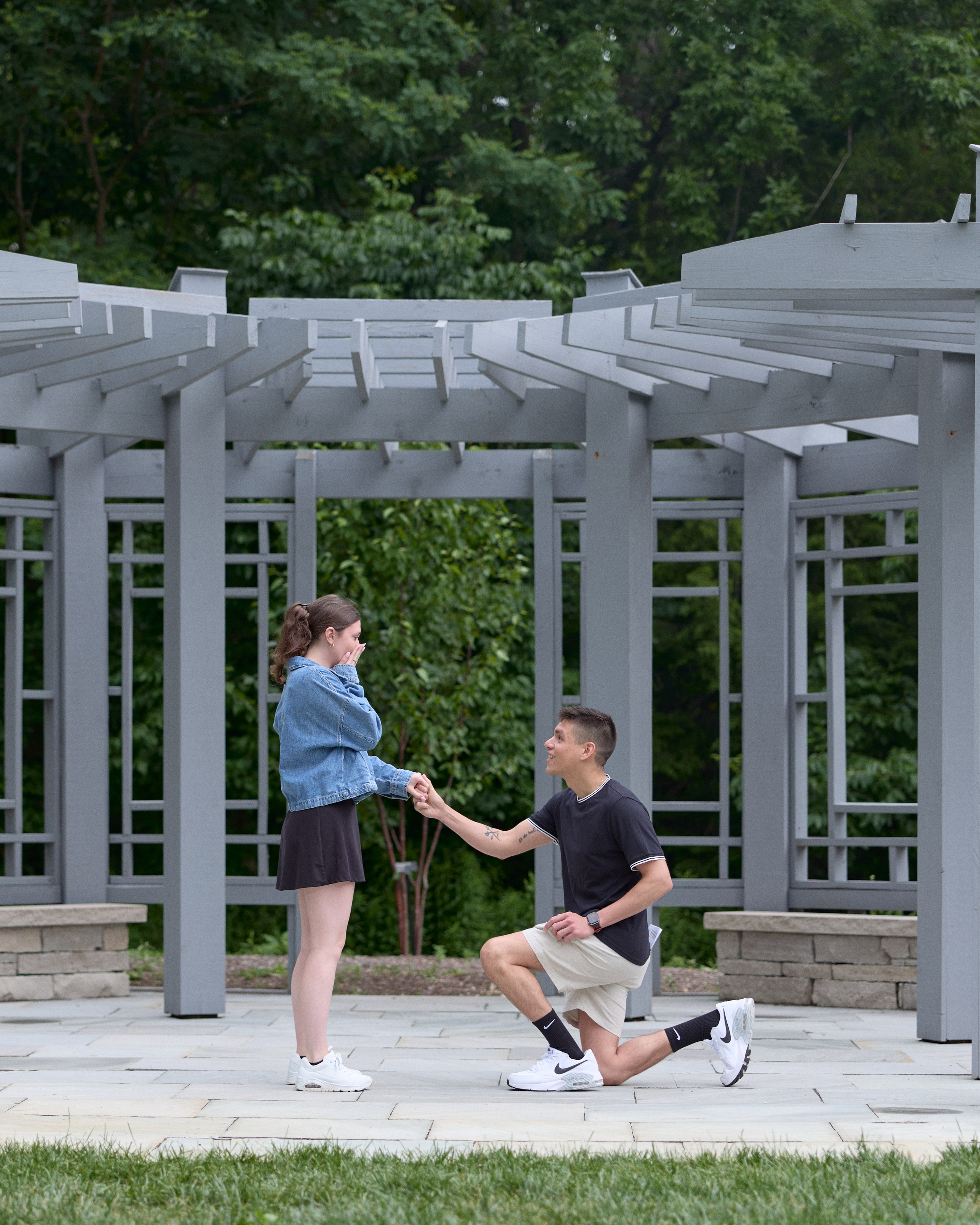 Inniswood Metro Gardens Proposal Photographer | Columbus Ohio