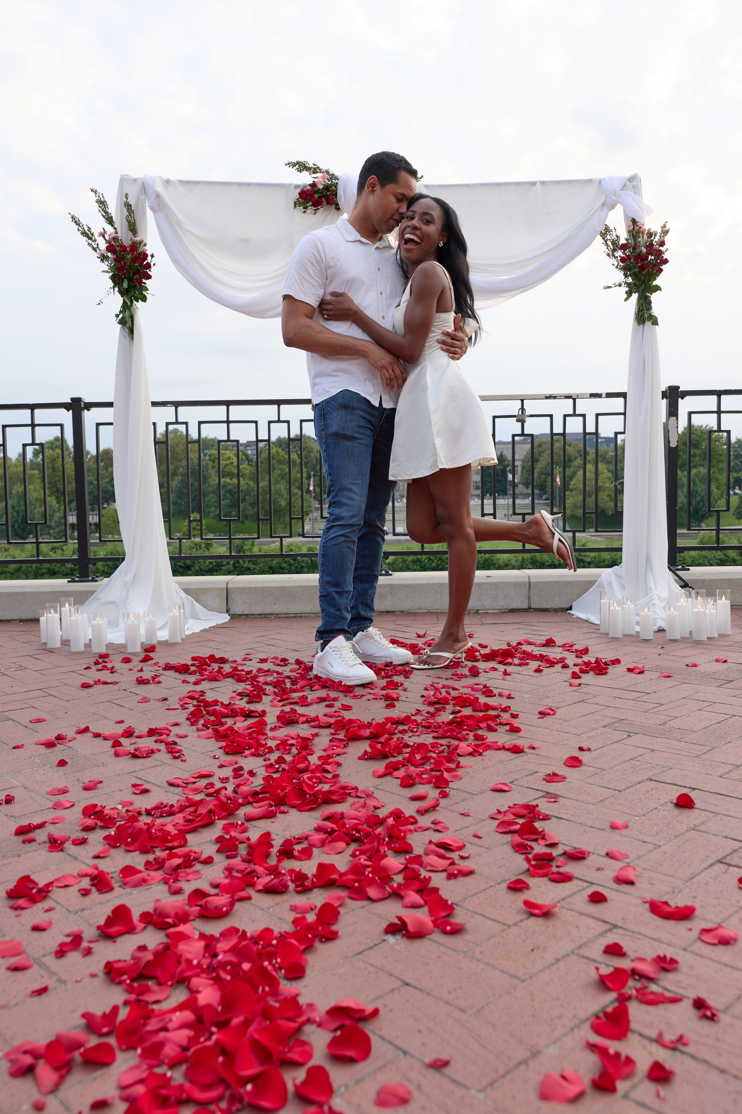 East Bank Park Proposal Photographer | Columbus Ohio