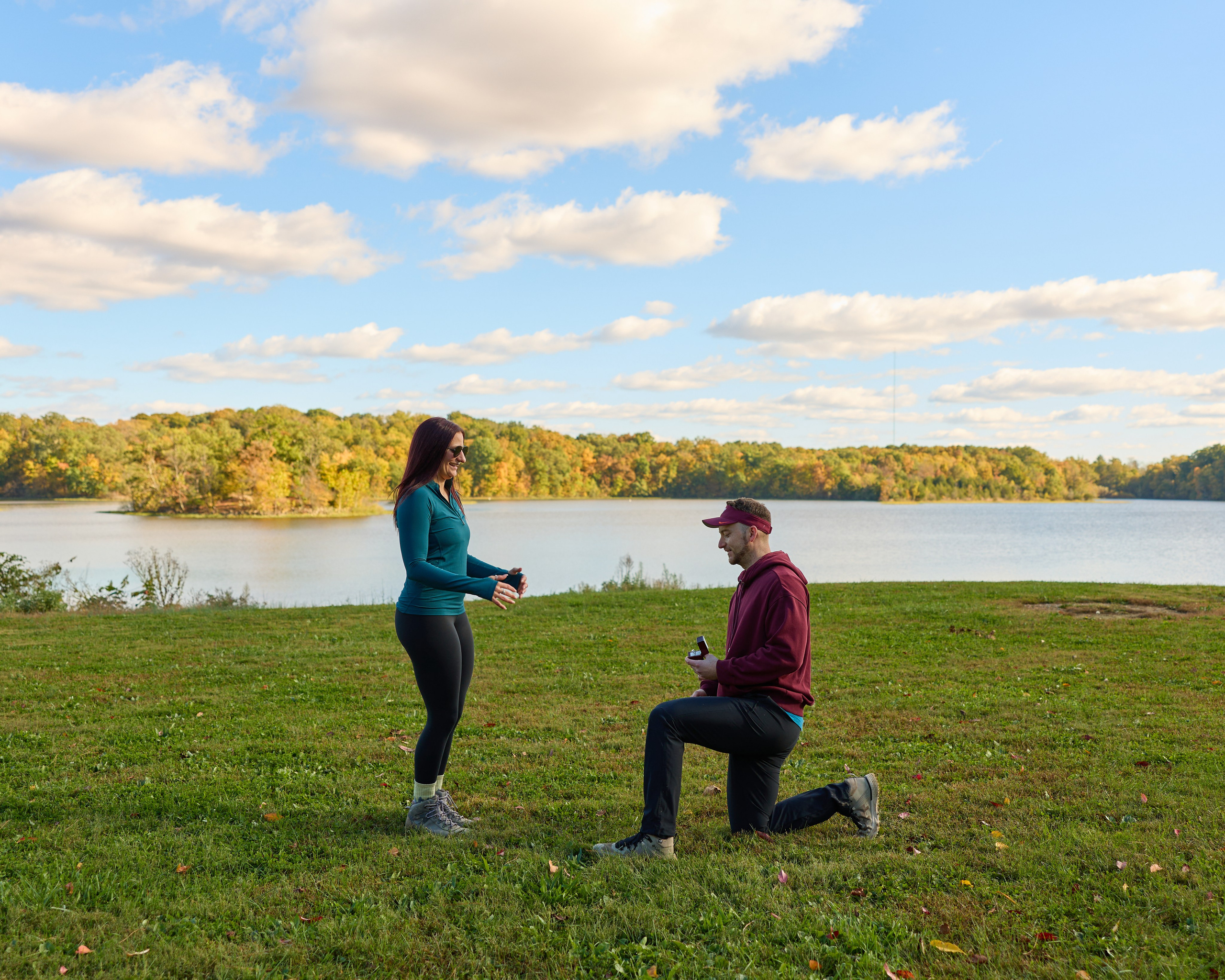 Hargus Lake Proposal | Ohio Surprise Proposal Photographer