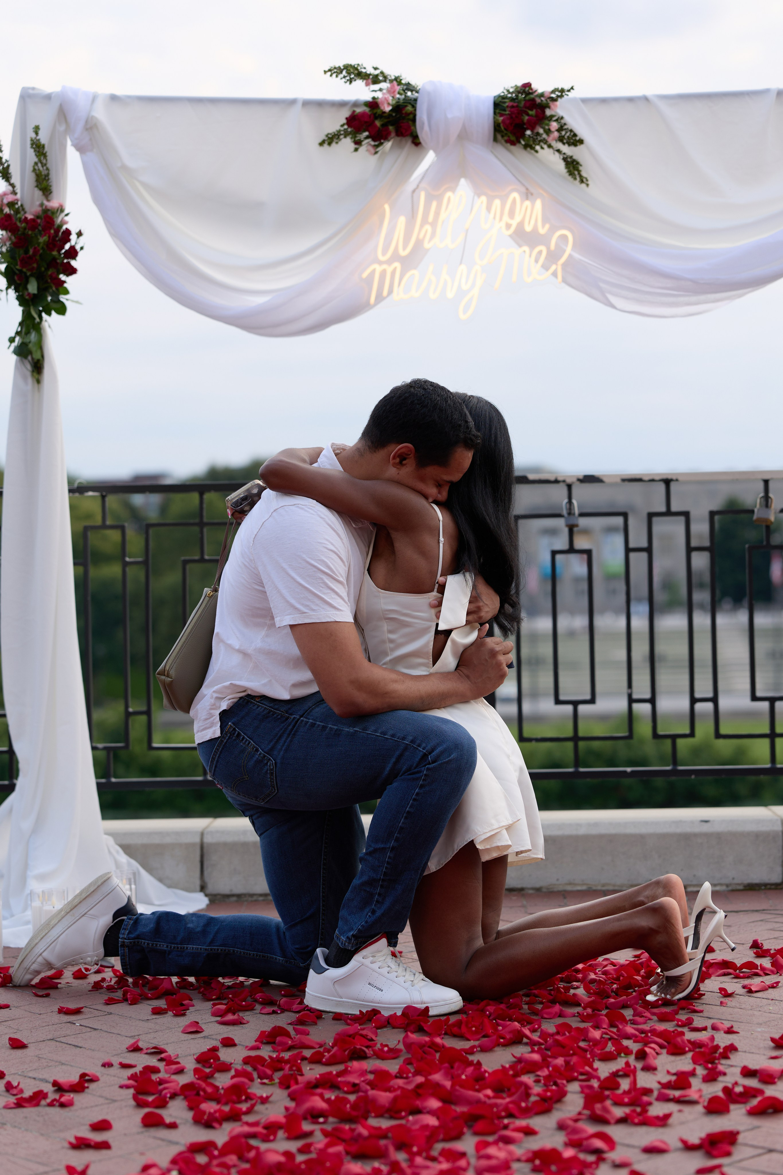 East Bank Park Proposal Photographer | Columbus Ohio
