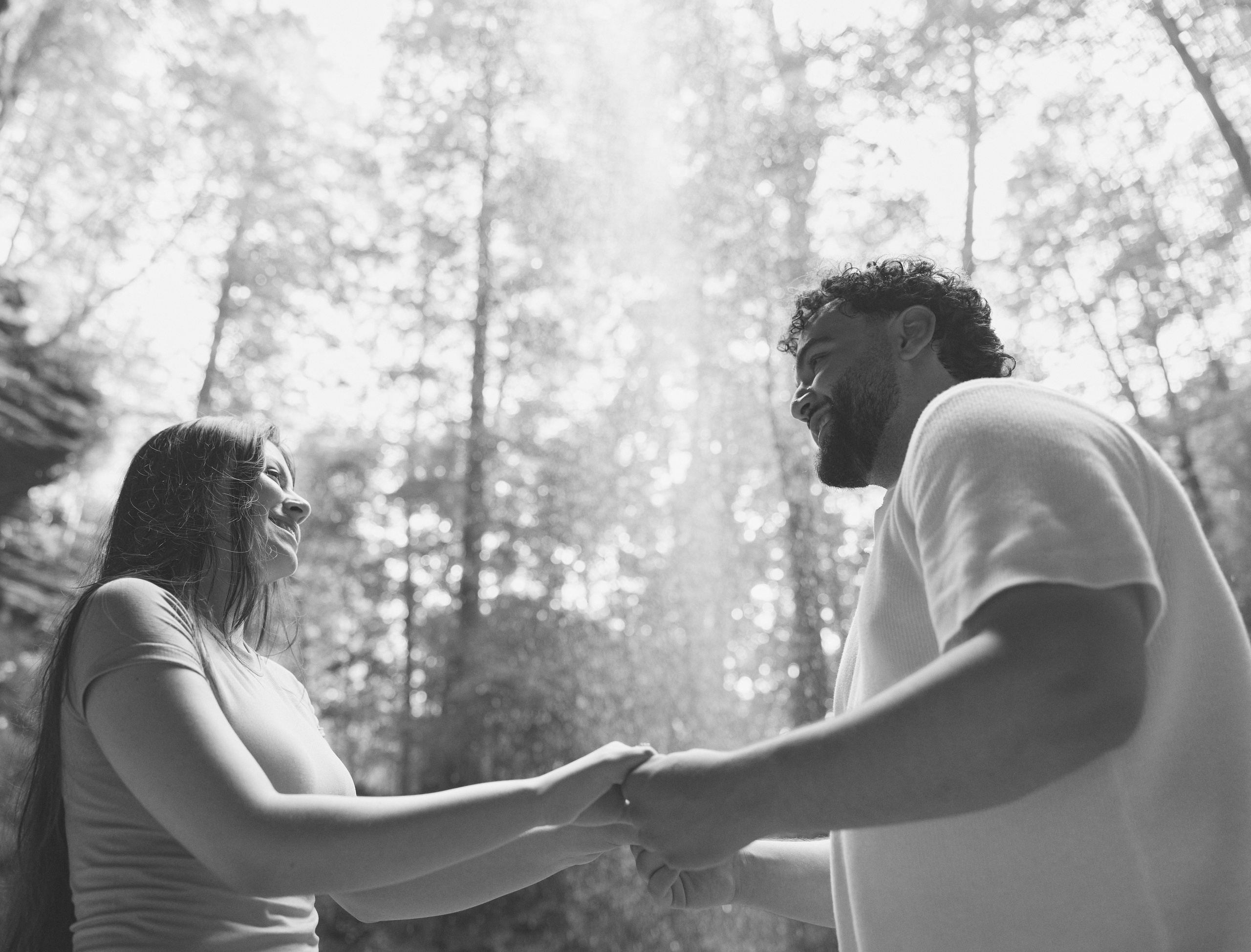 Hocking Hills Waterfall Proposal | Ohio Proposal Photographer