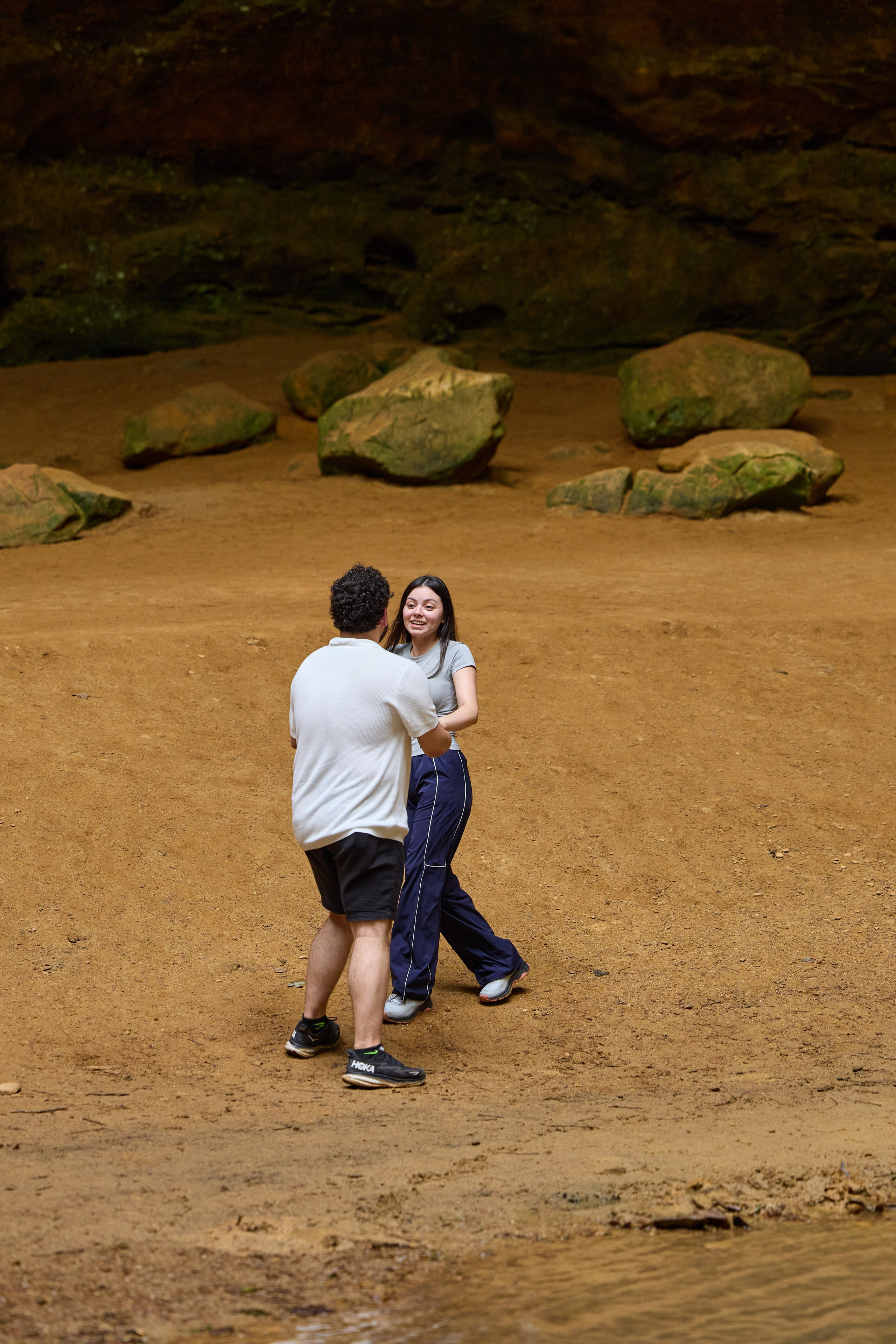 Hocking Hills Waterfall Proposal | Ohio Proposal Photographer