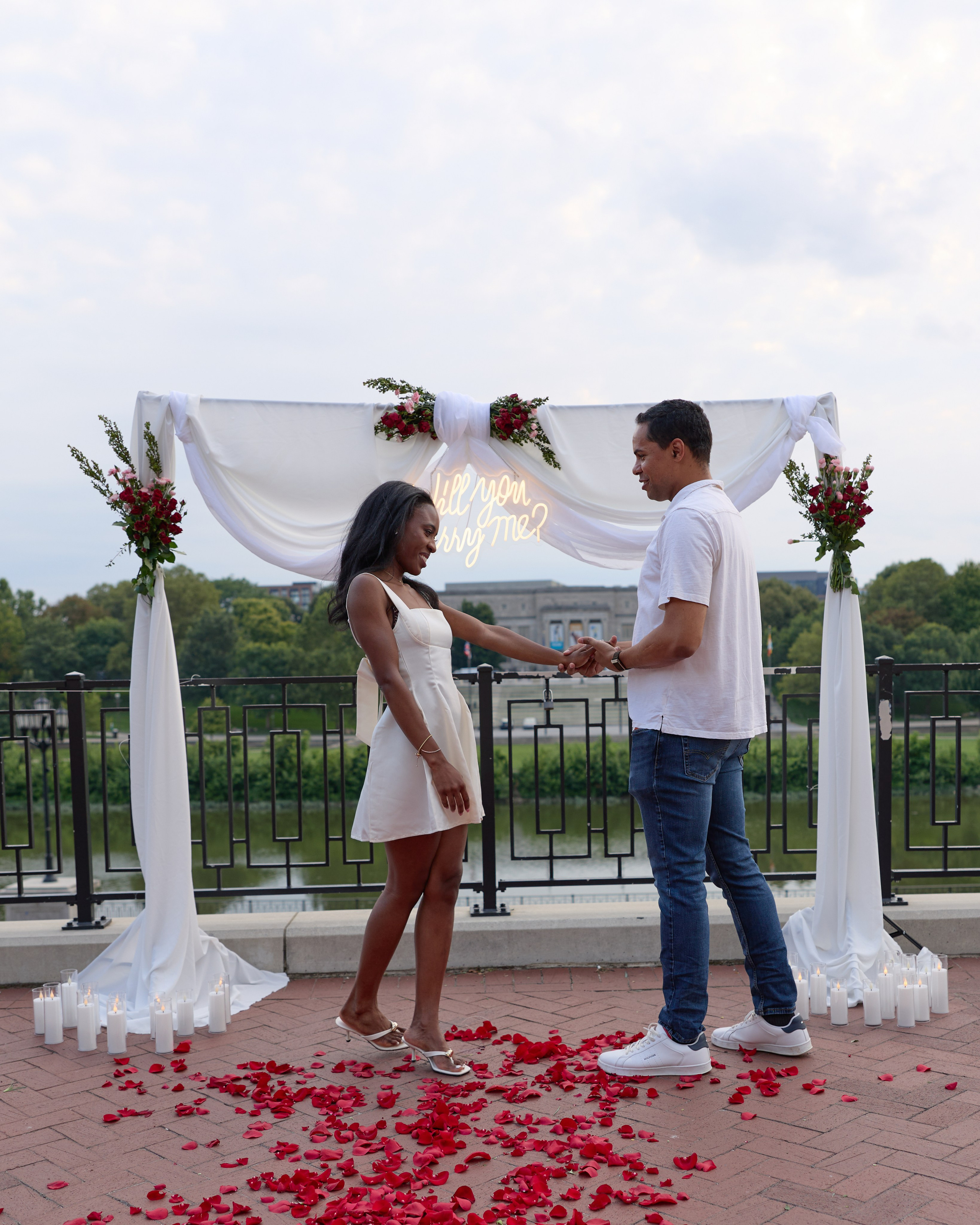 East Bank Park Proposal Photographer | Columbus Ohio
