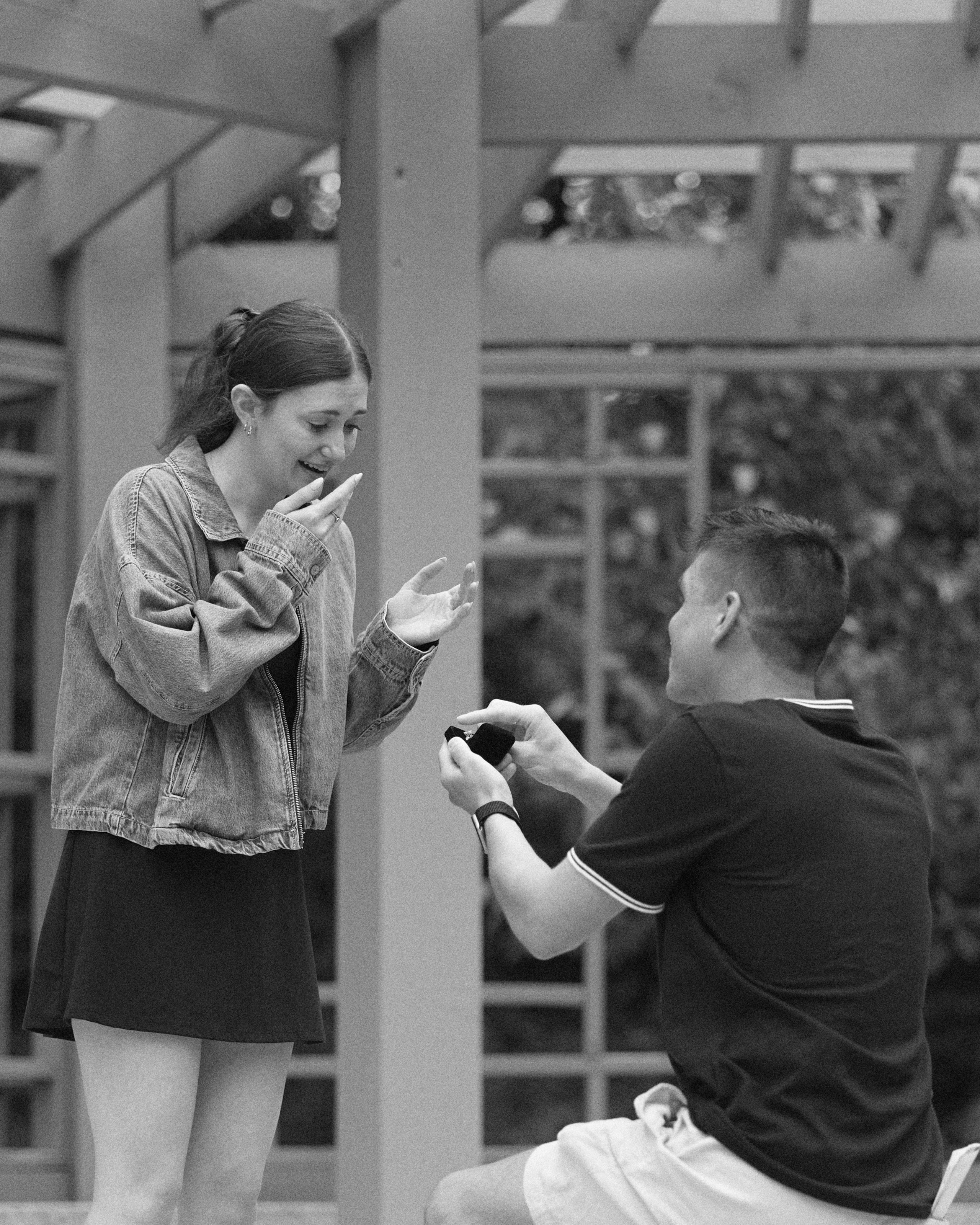 Inniswood Metro Gardens Proposal Photographer | Columbus Ohio