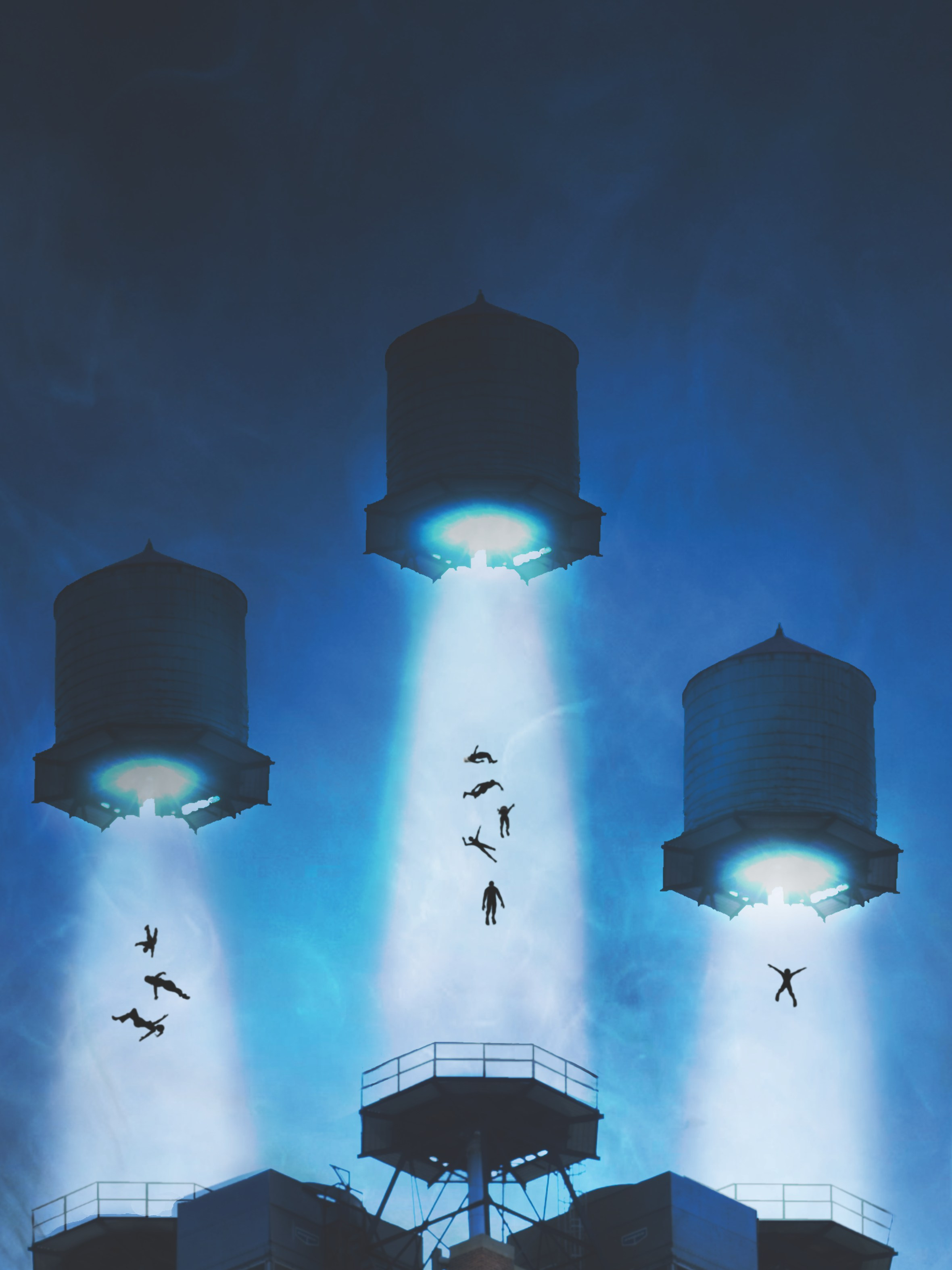 Water Towers. Nicholas Veil, Digital Art and Photography