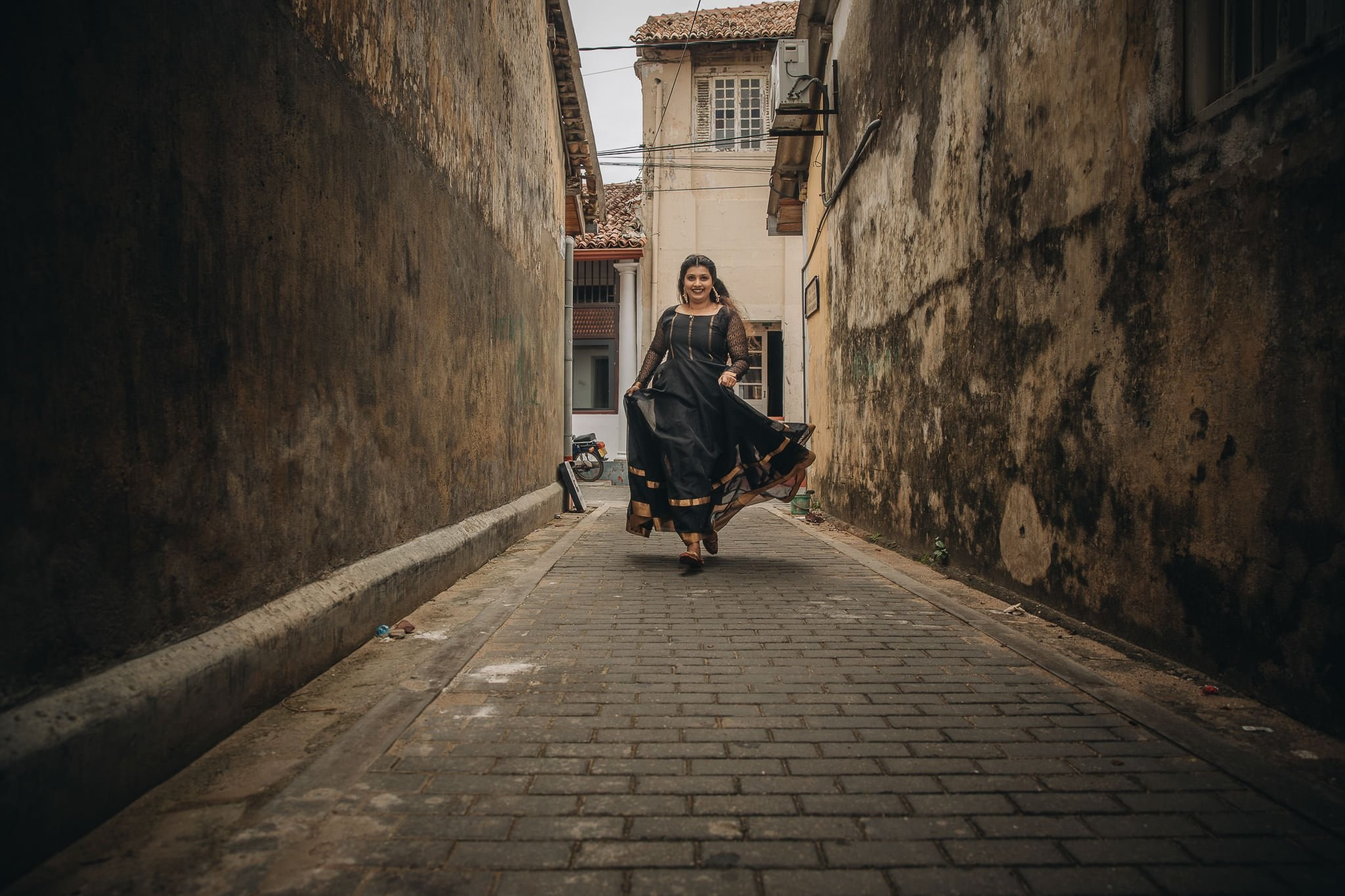 Pre wedding couple portraits at Galle, Sri Lanka