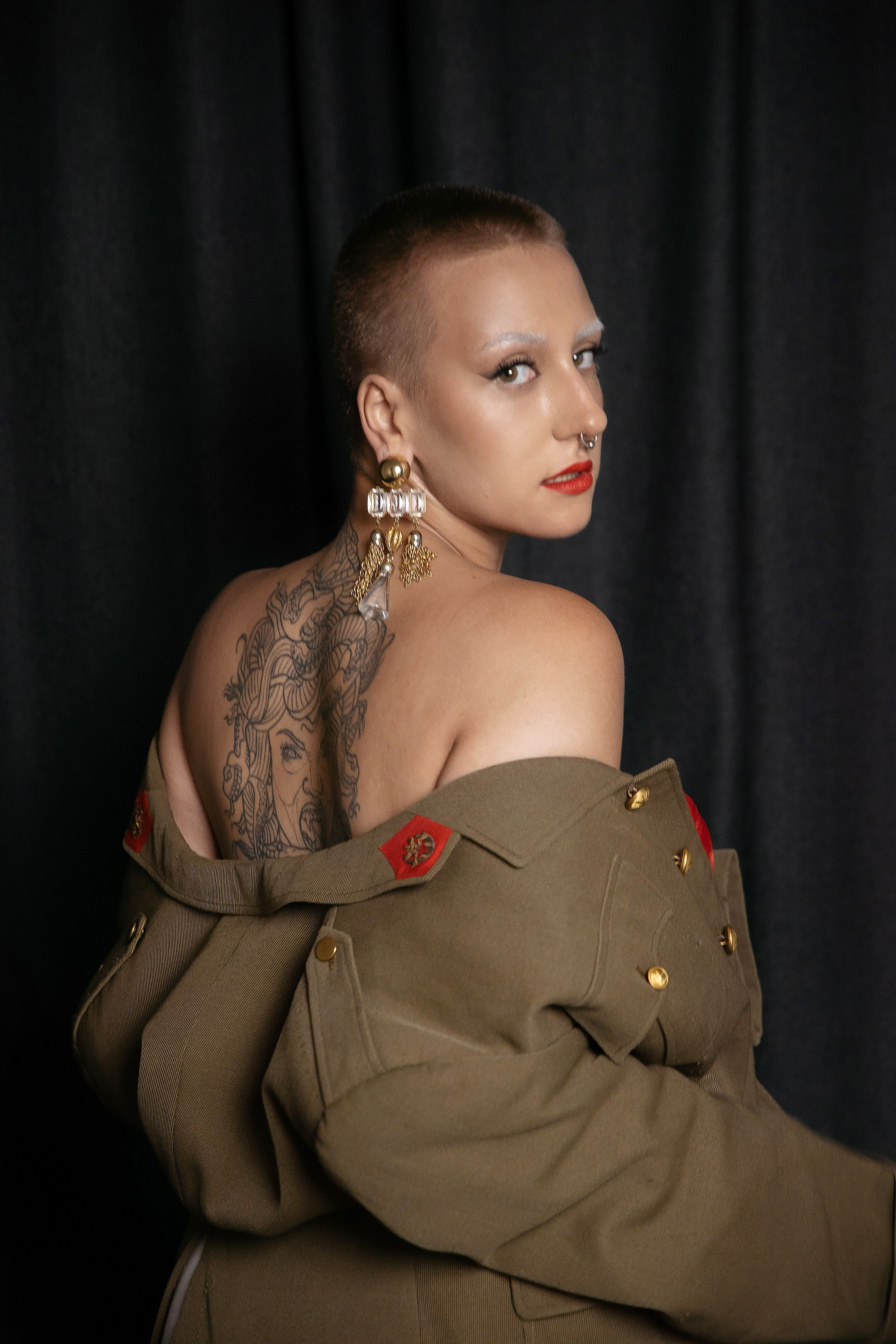 Individual stylized photoshooting for Kristina. Modern Pin-up Girl. Home