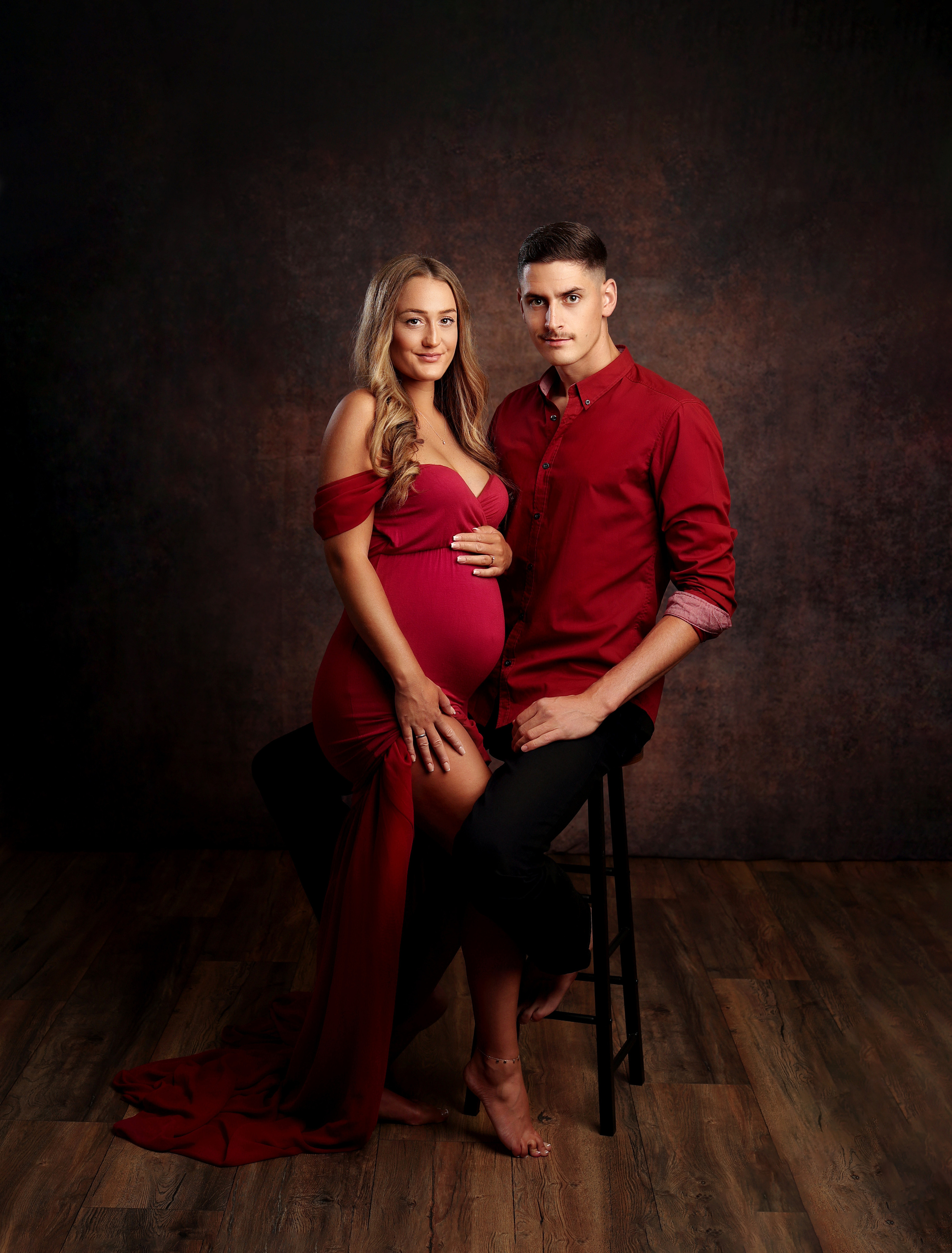 Ein Studio Babybauch Shooting. Familien- Fotografin in Marienhafe, Aurich, Emden, Norden, Leer