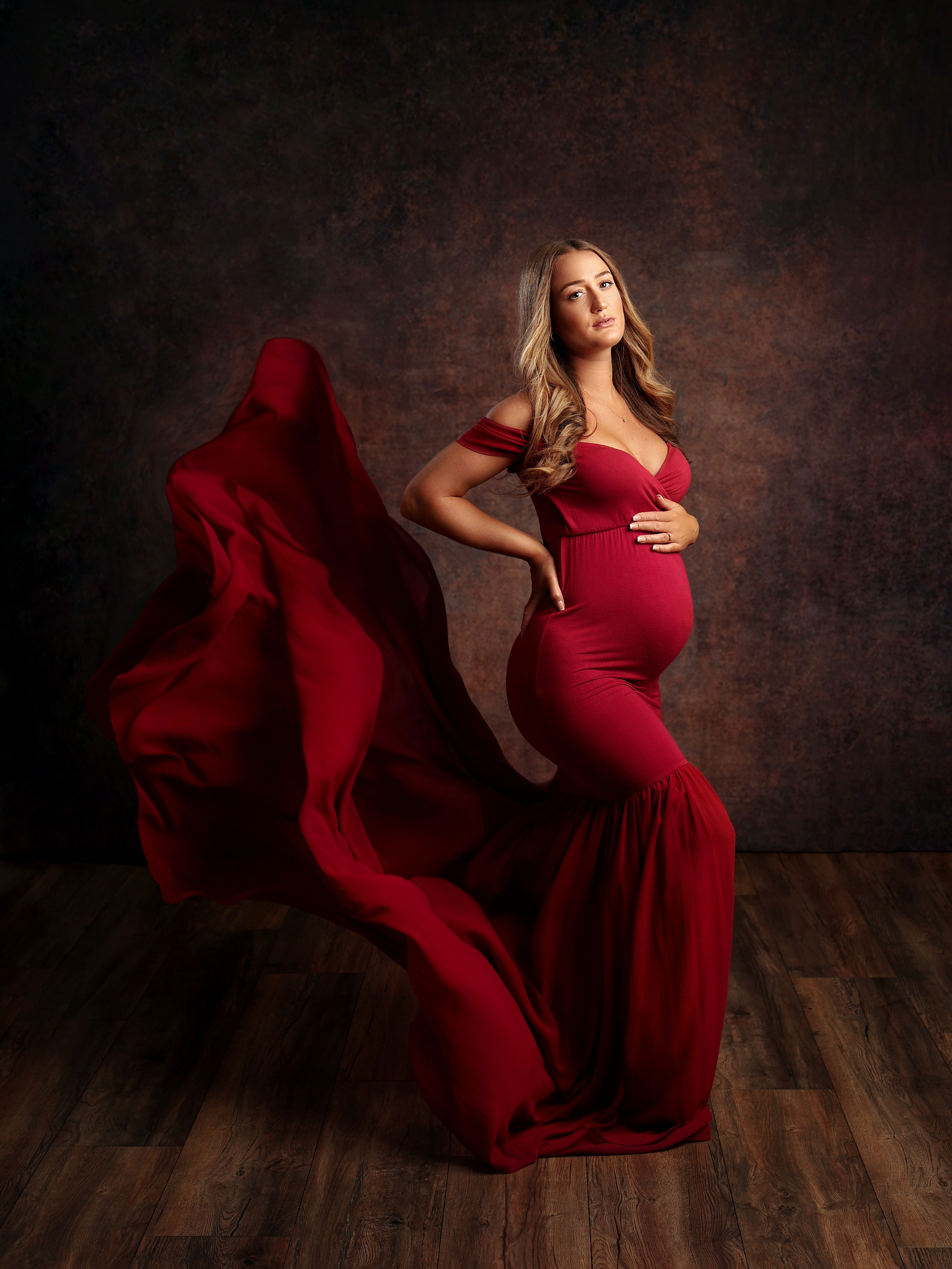 Ein Studio Babybauch Shooting. Familien- Fotografin in Marienhafe, Aurich, Emden, Norden, Leer