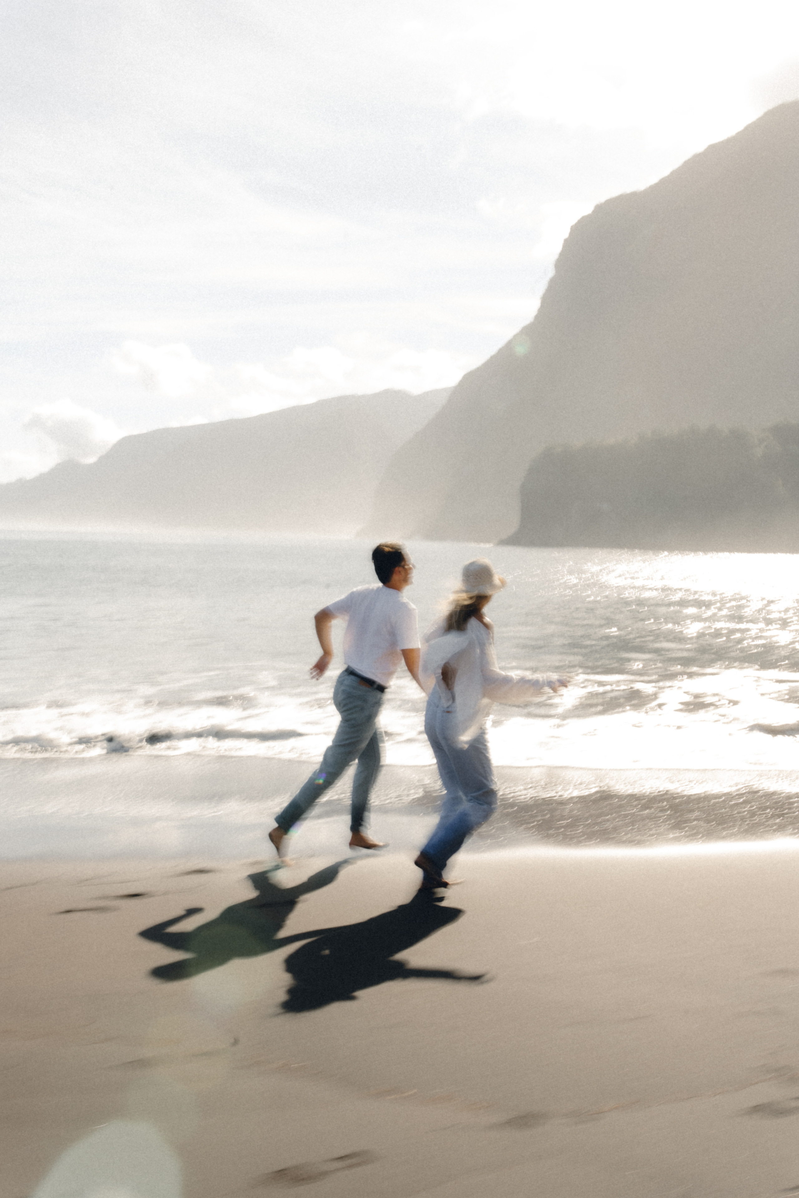 Exploring the Magic of Seixal Beach with two lovers. Wedding photographer and videographer based in Timisoara, Romania