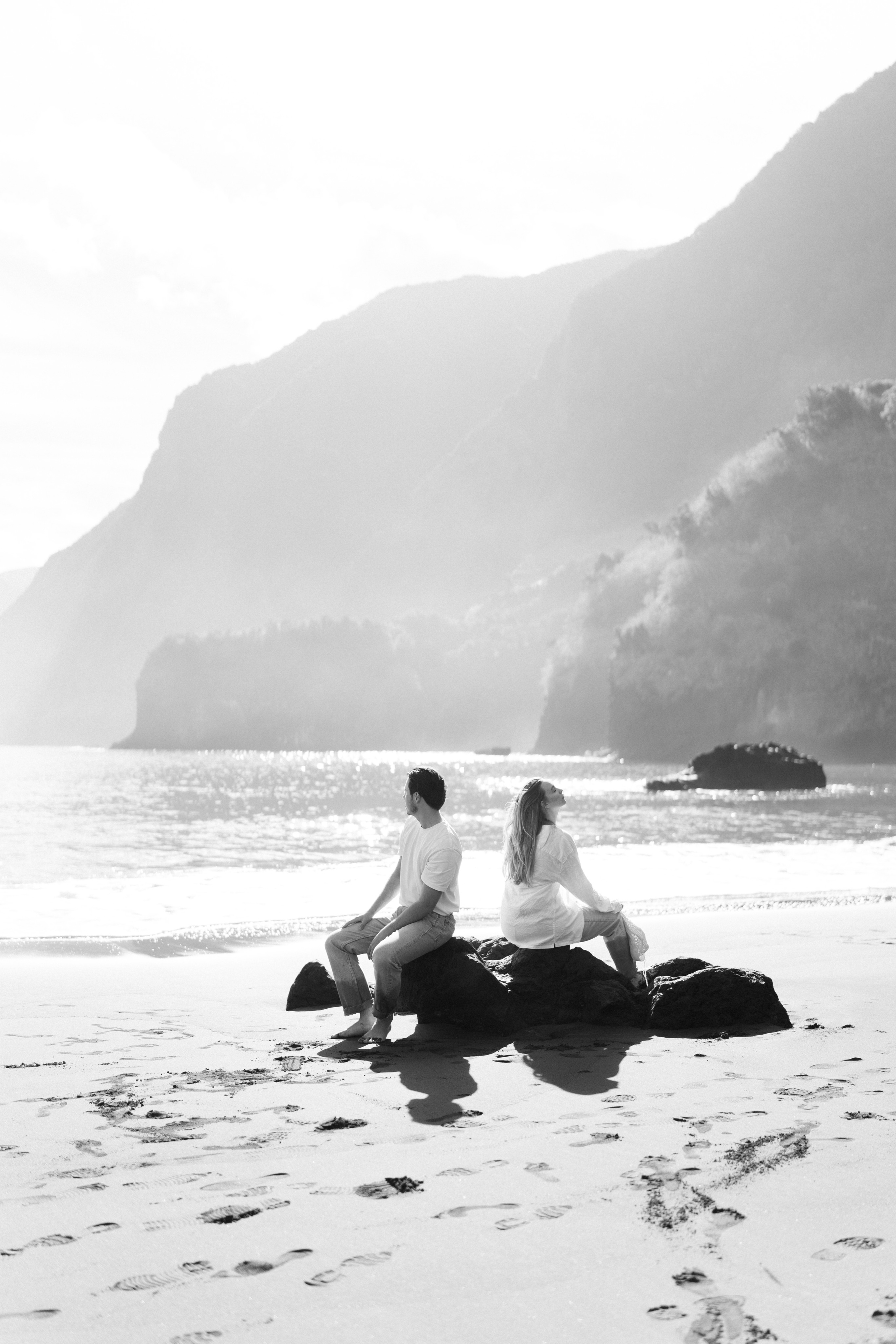 Exploring the Magic of Seixal Beach with two lovers. Wedding photographer and videographer based in Timisoara, Romania