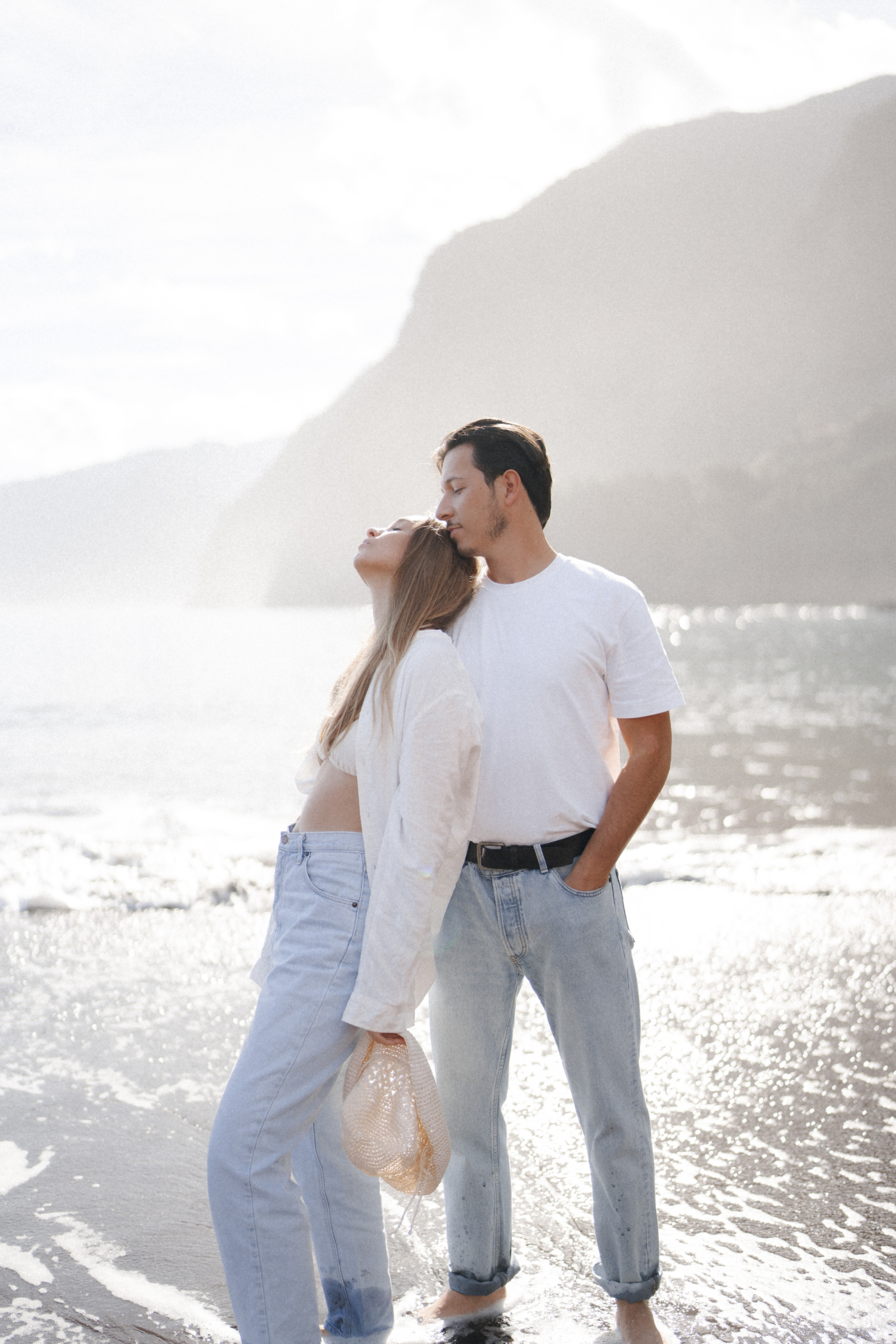 Exploring the Magic of Seixal Beach with two lovers. Wedding photographer and videographer based in Timisoara, Romania