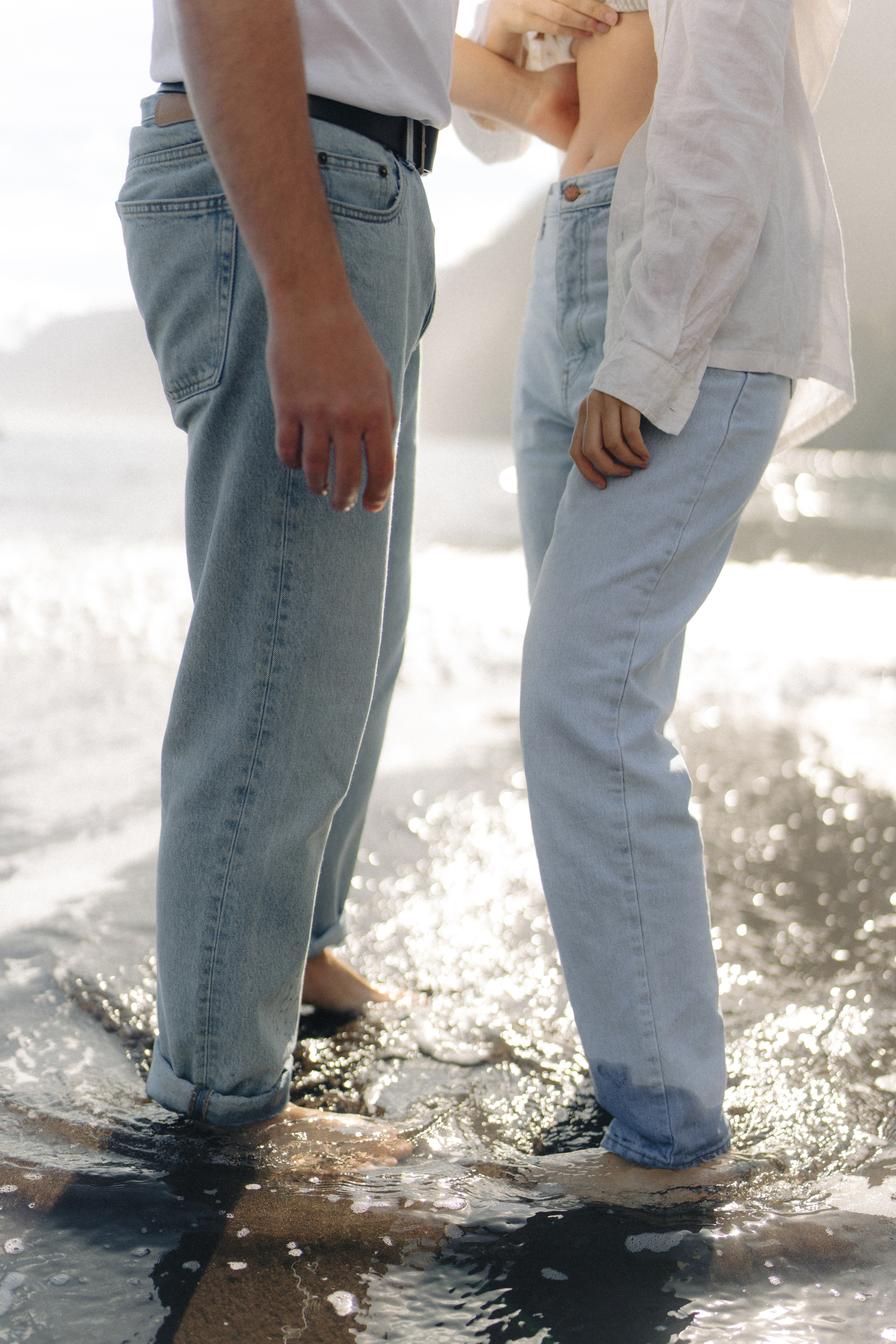 Exploring the Magic of Seixal Beach with two lovers. Wedding photographer and videographer based in Timisoara, Romania