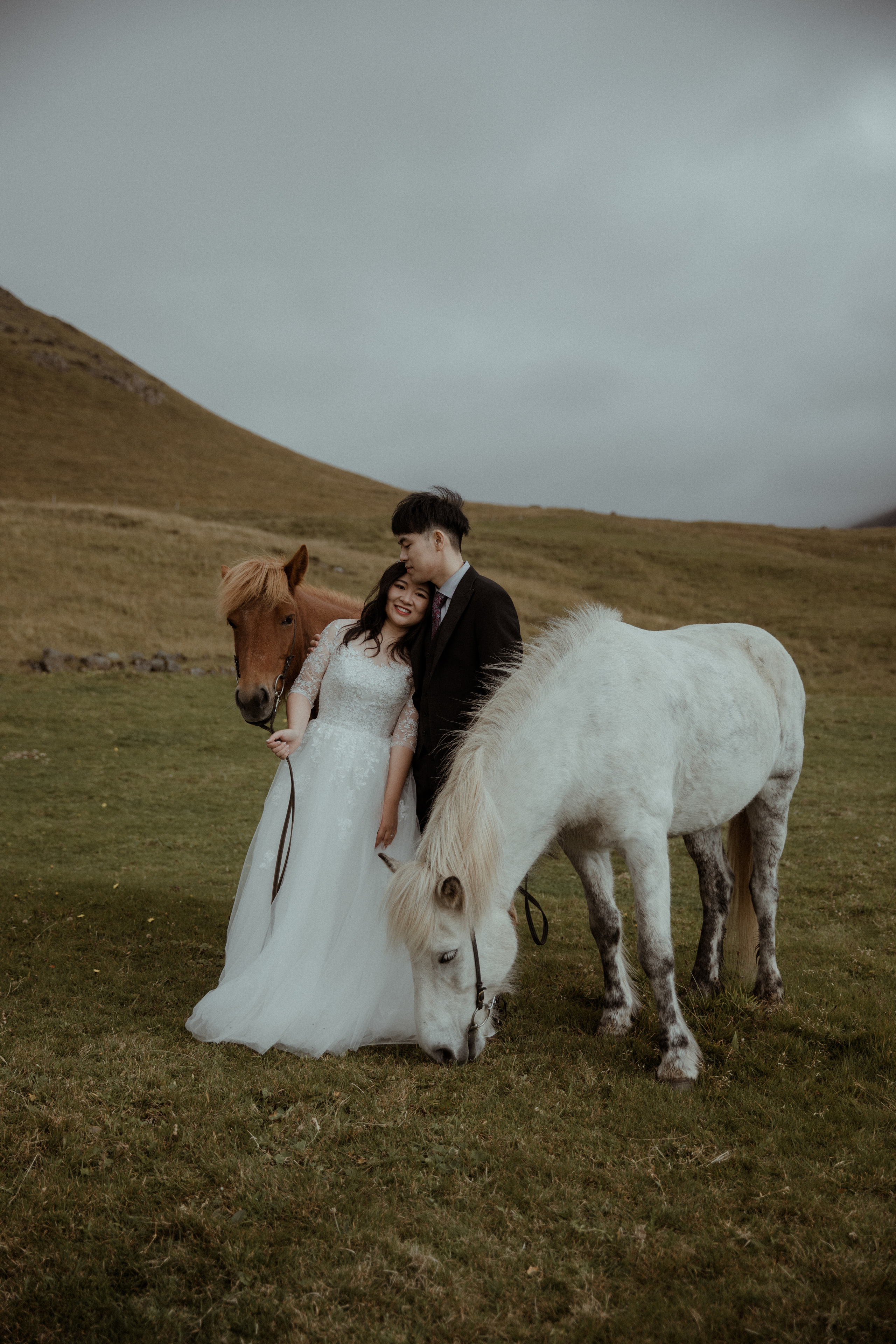 Elopement at Seljalandsfoss waterfall in Iceland. Iceland elopement photographer & videographer