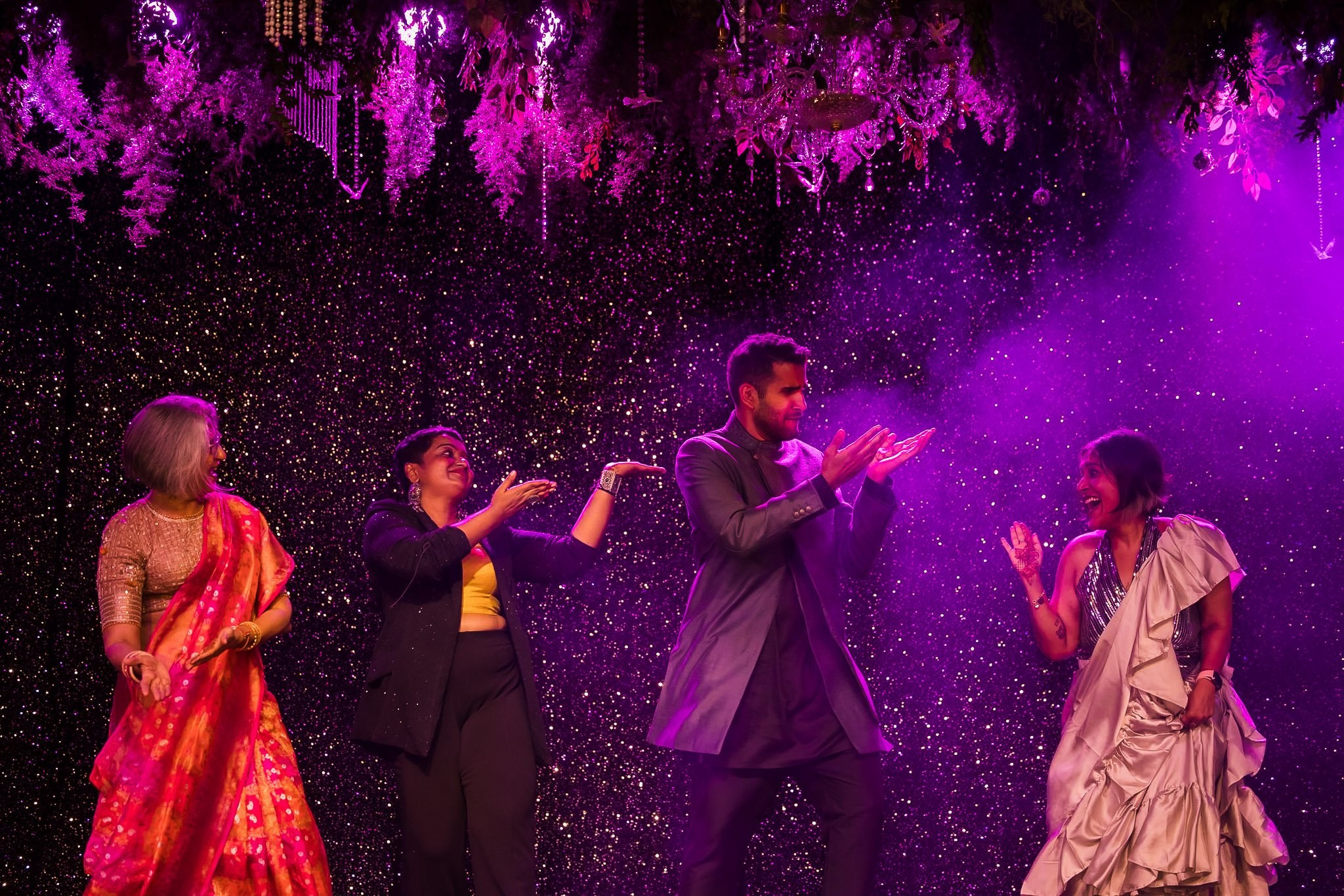 Explore the vibrant fusion of Punjabi and Chettinad cultures in this stunning destination wedding at Eagleton The Golf Resort, Bangalore. Ph