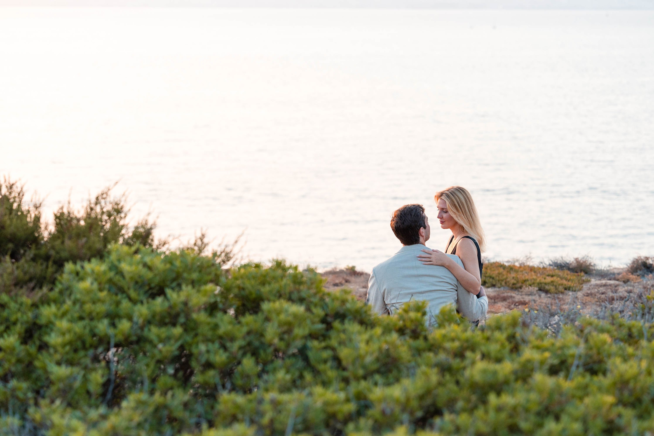Perfect Marriage Proposal at Cap Rocat Hotel. Mallorca Wedding, Corporate & Social Photographer