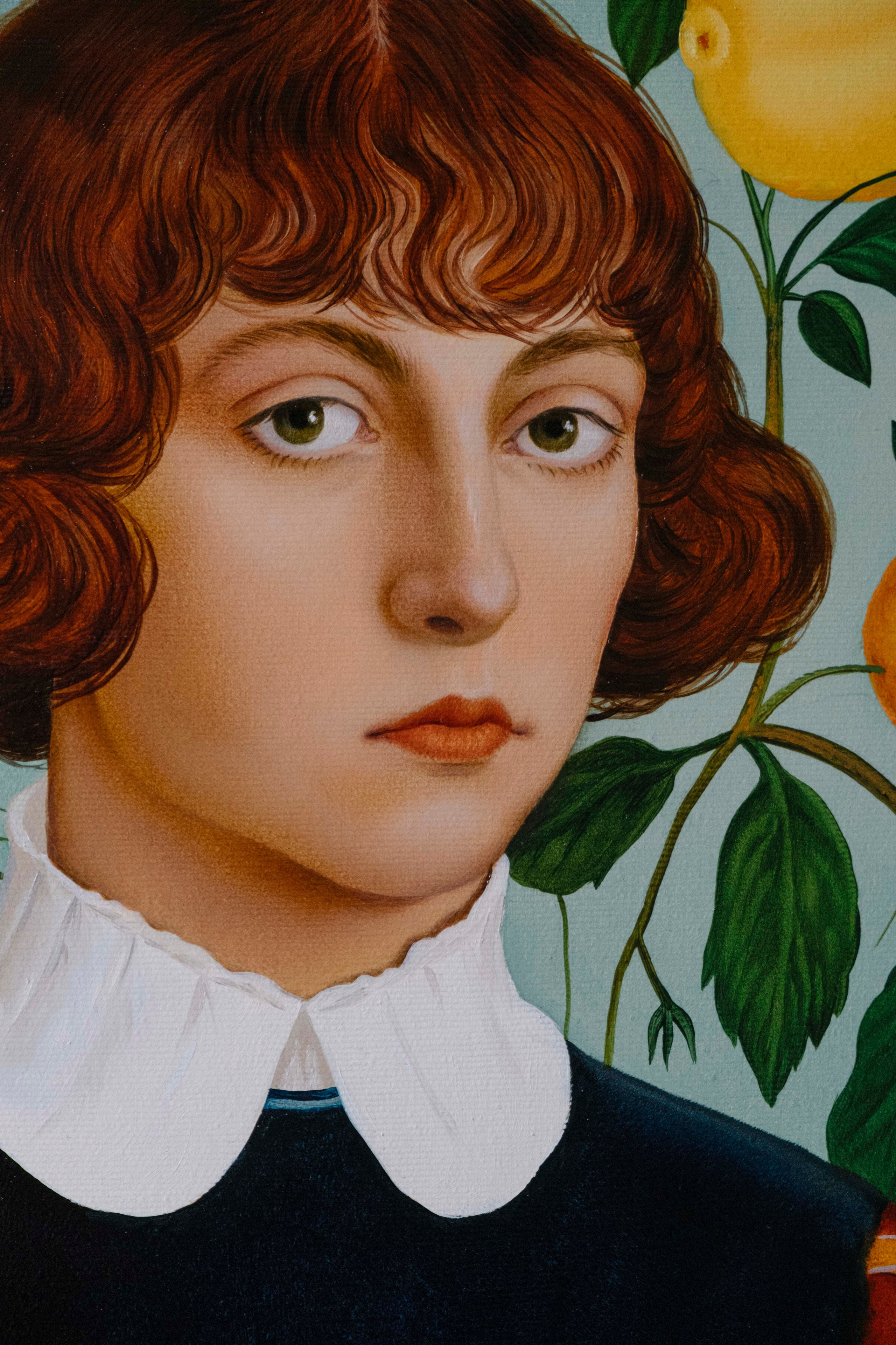 Portrait with a White Lemon. ELEN BEZHEN