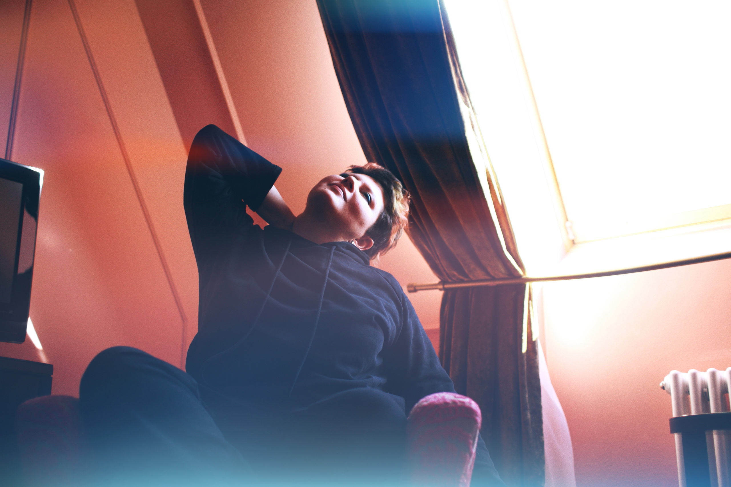 Fatima Rolling Up. Victoria Dini. Art photography in London / Folkestone, UK