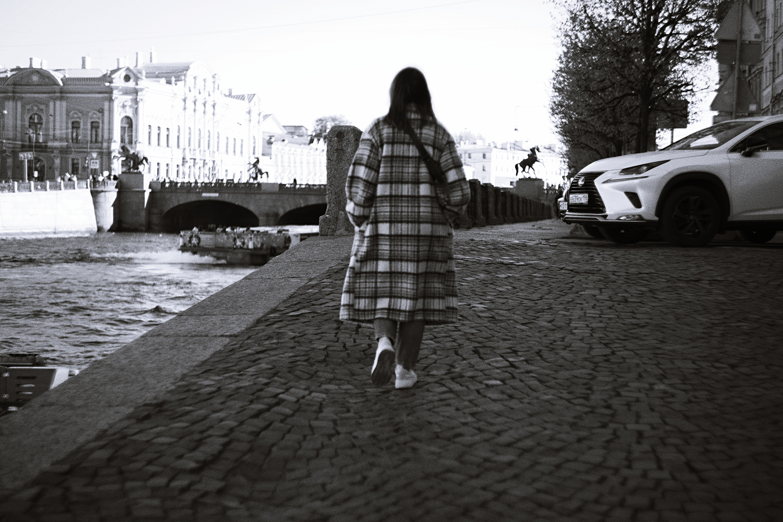 May in Piter, Anya goes away. Victoria Dini. Art photography in London / Folkestone, UK