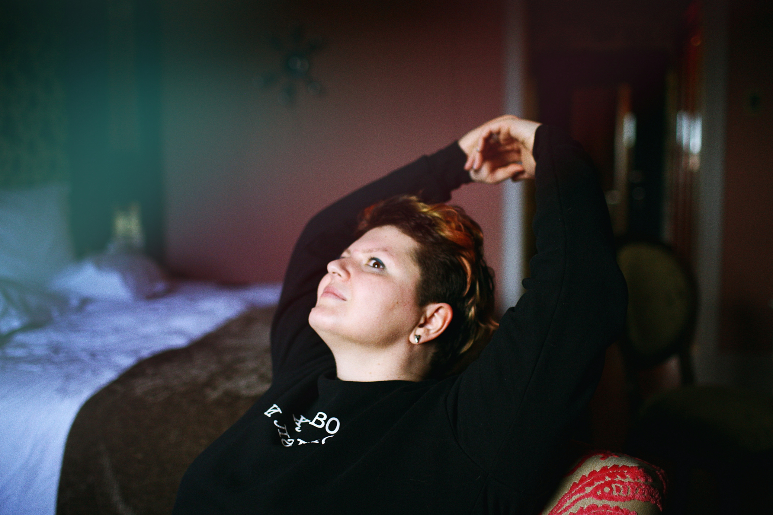 Fatima Rolling Up. Victoria Dini. Art photography in London / Folkestone, UK