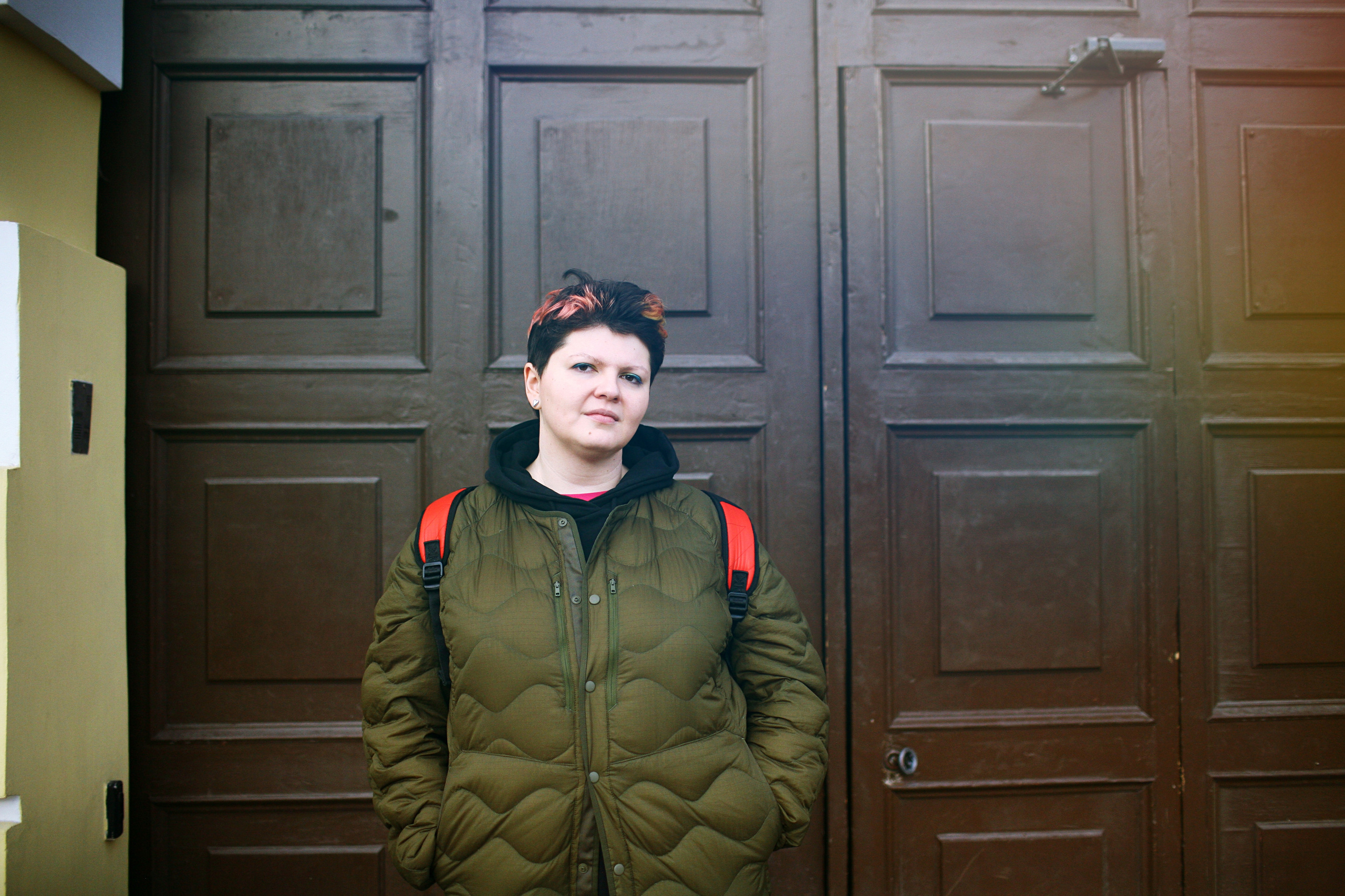 Fatima Rolling Up. Victoria Dini. Art photography in London / Folkestone, UK