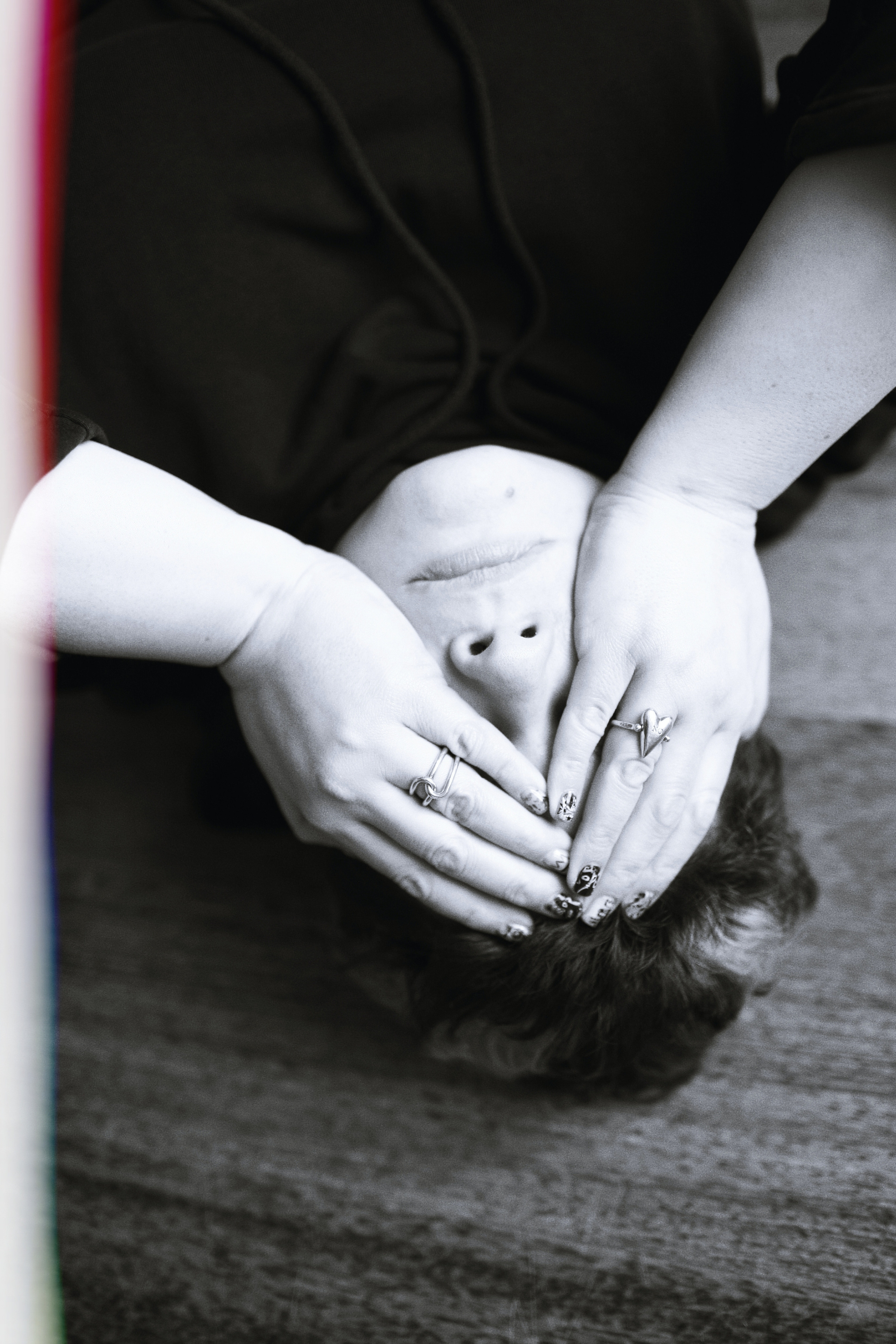 Fatima Rolling Up. Victoria Dini. Art photography in London / Folkestone, UK