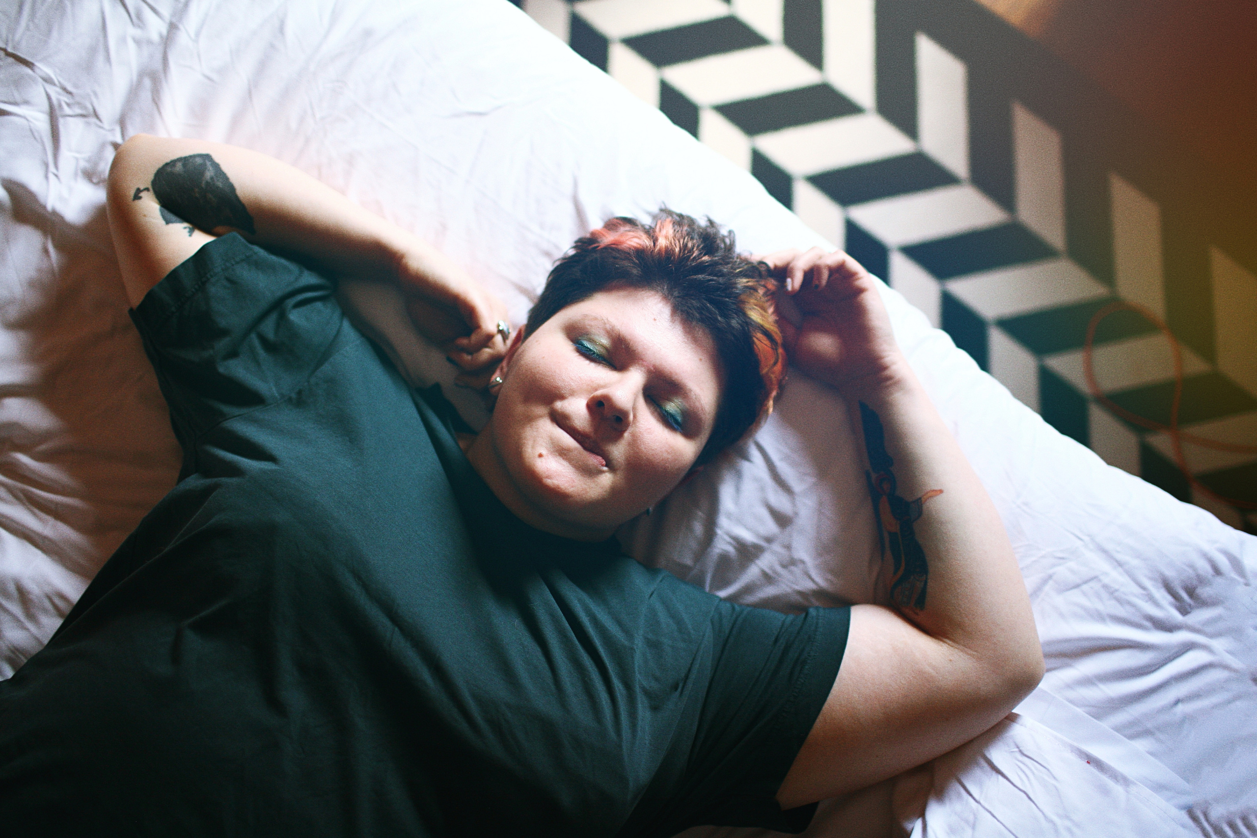 Fatima Rolling Up. Victoria Dini. Art photography in London / Folkestone, UK