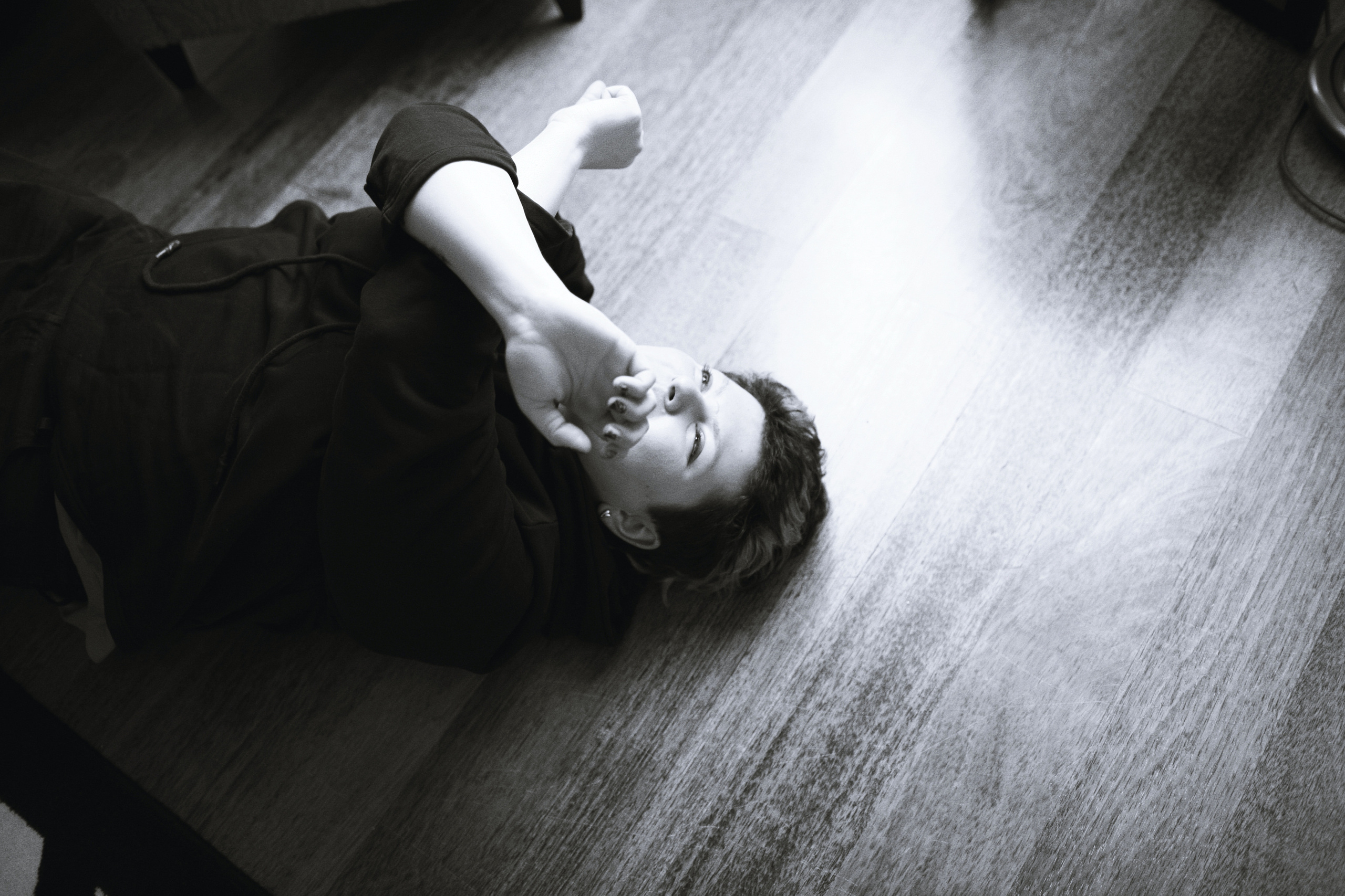 Fatima Rolling Up. Victoria Dini. Art photography in London / Folkestone, UK