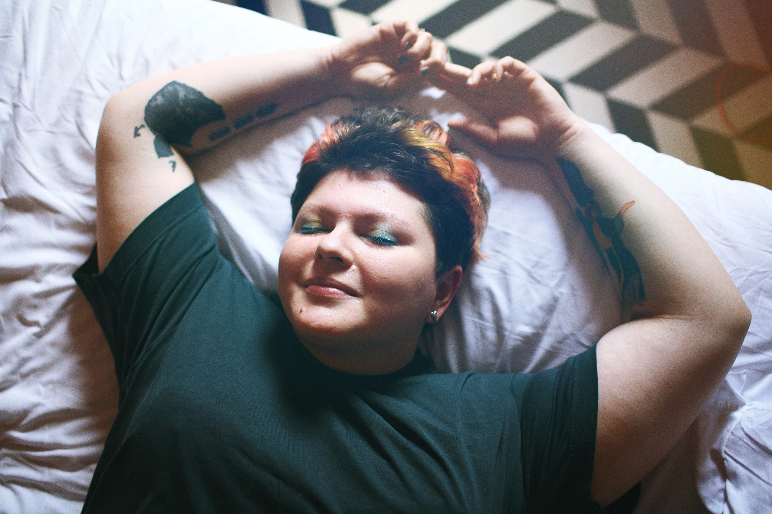 Fatima Rolling Up. Victoria Dini. Art photography in London / Folkestone, UK