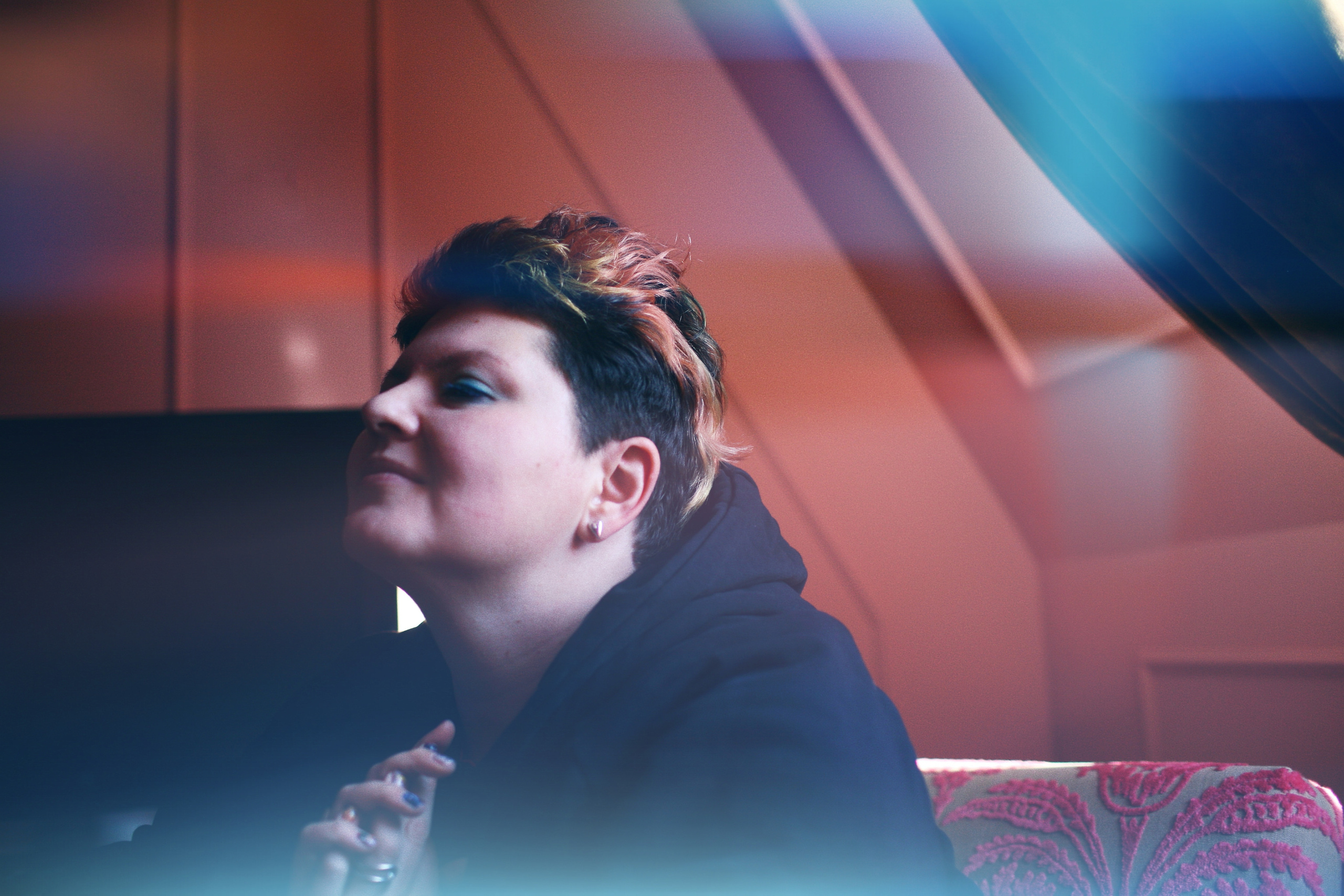 Fatima Rolling Up. Victoria Dini. Art photography in London / Folkestone, UK