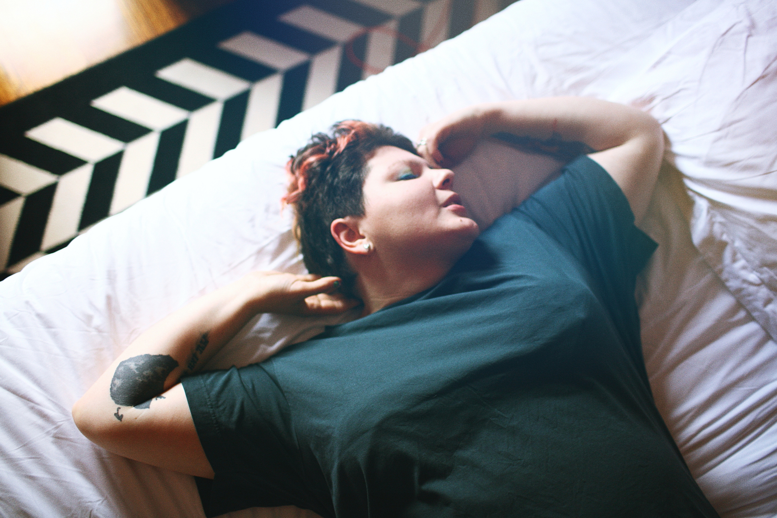 Fatima Rolling Up. Victoria Dini. Art photography in London / Folkestone, UK