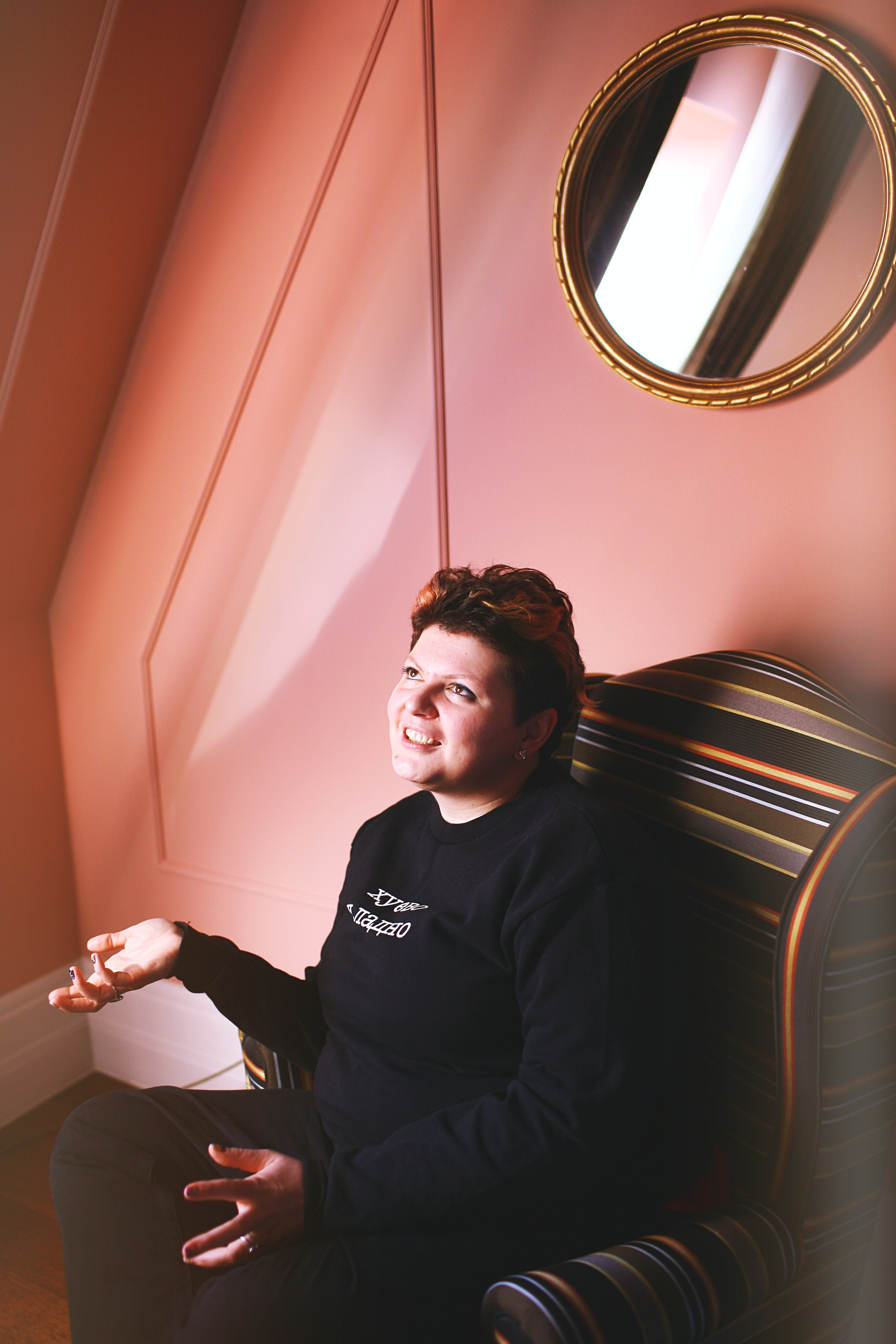 Fatima Rolling Up. Victoria Dini. Art photography in London / Folkestone, UK