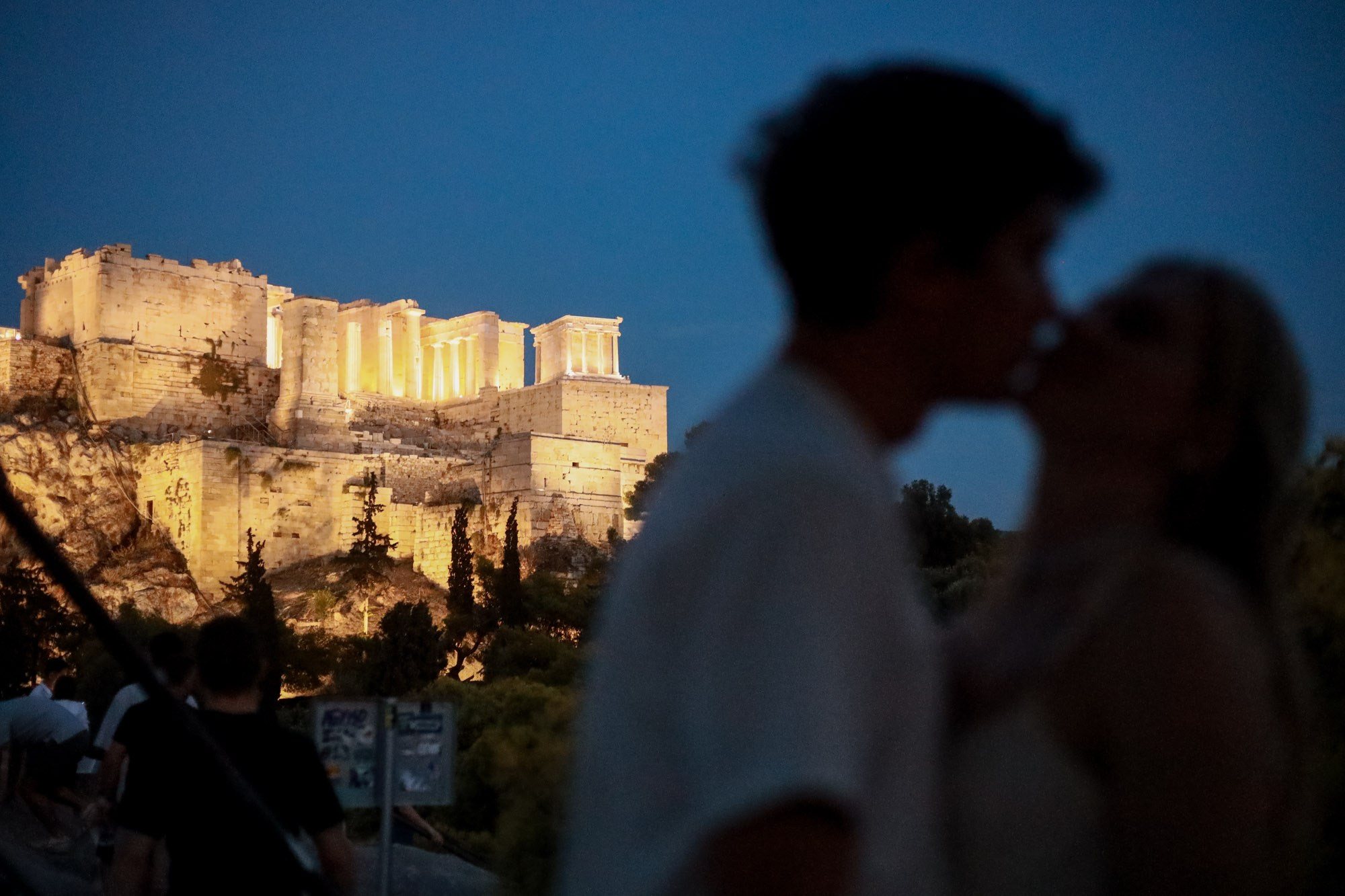 Sunset Couple Photoshoot near the Acropolis, Athens