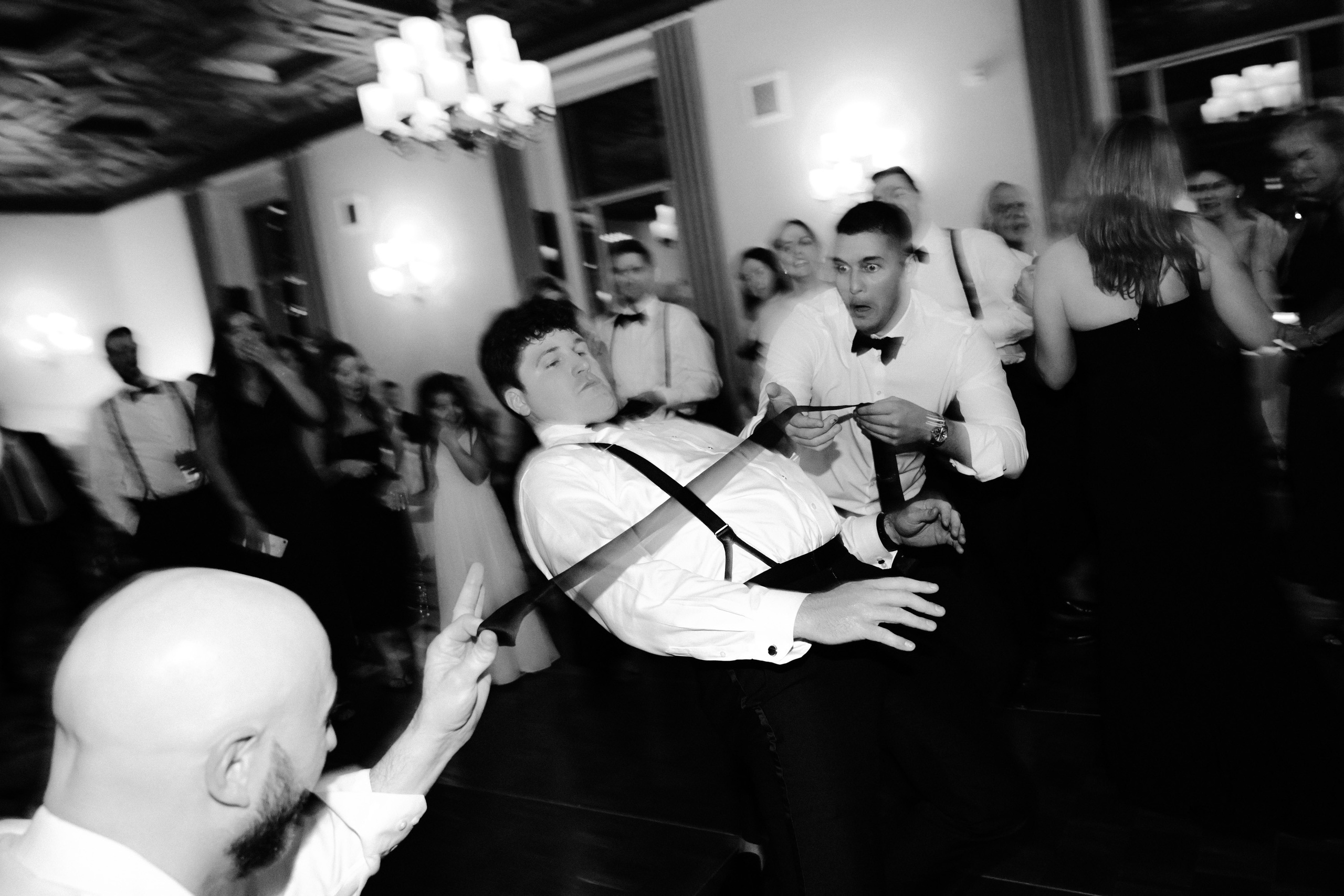 a man in a white shirt