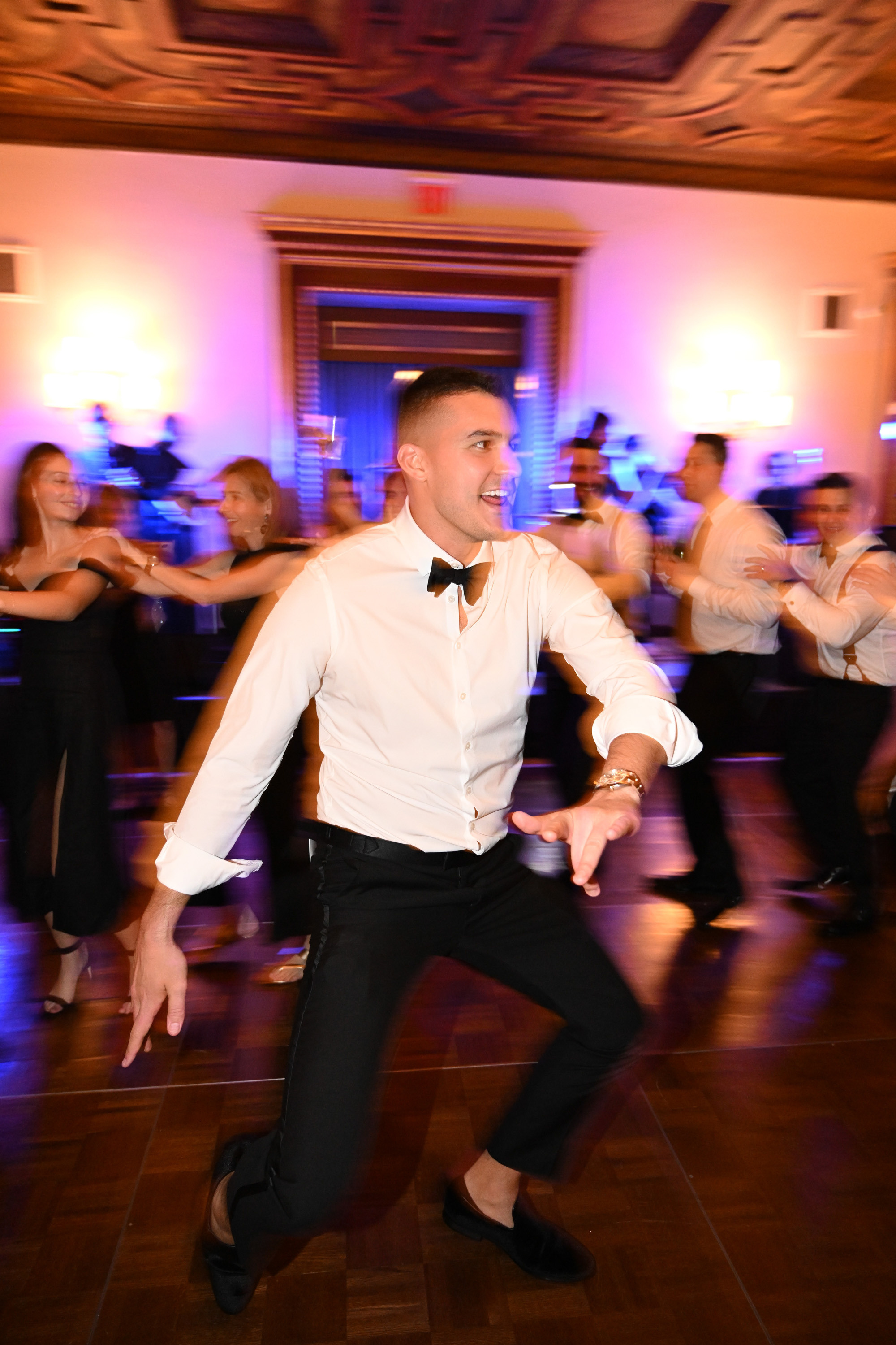 a man in a white shirt