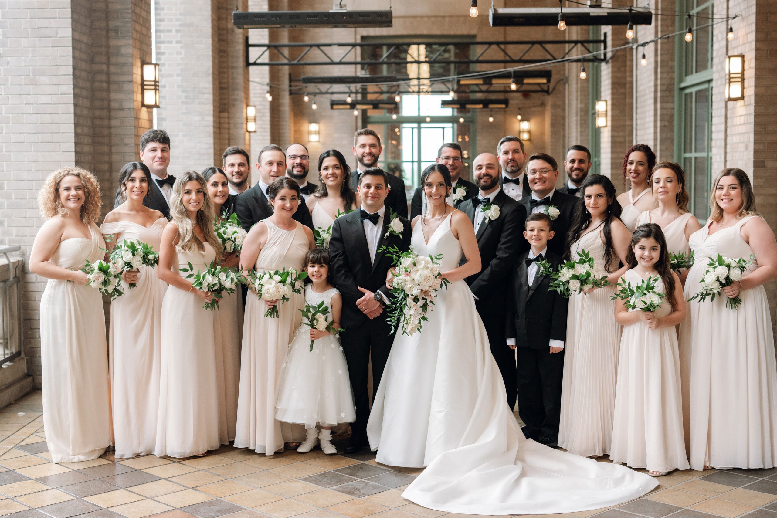 a group of people posing for a picture