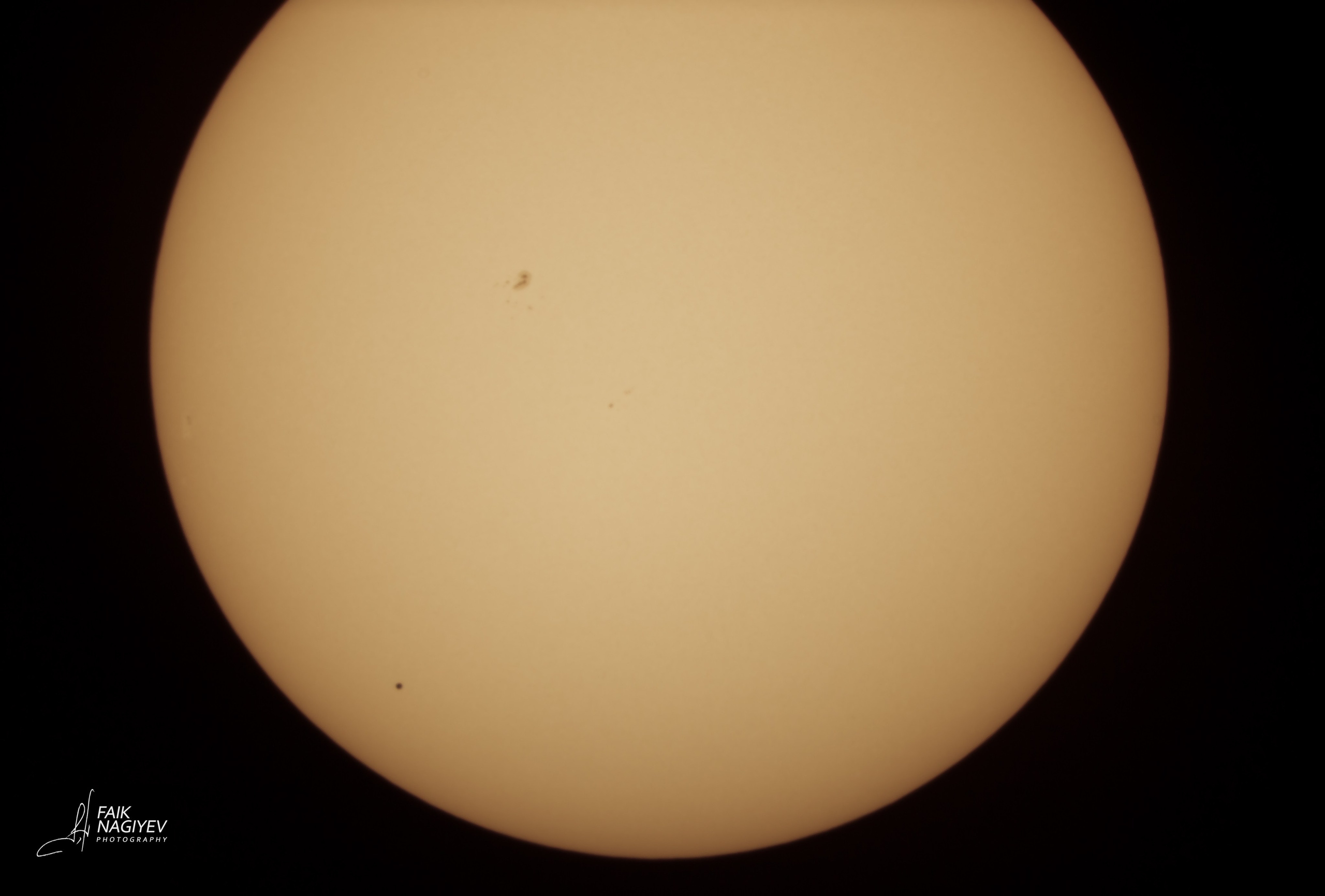 Merkurinin Günəş diskinin qarşısından tranziti. Həvəskar Astronomlar Cəmiyyəti — Astronomy.az